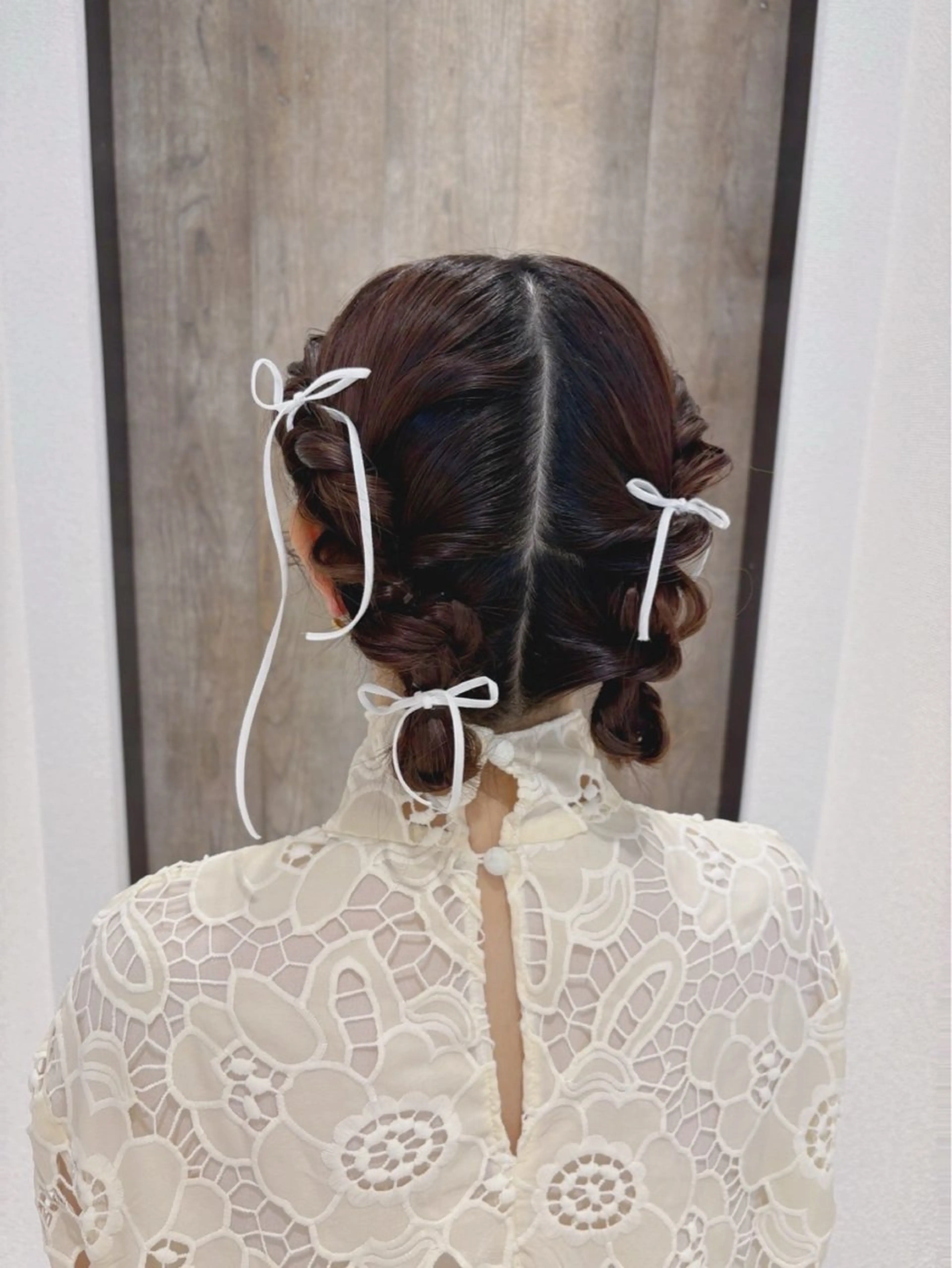 ヘアアレンジ ヘアセット たかや みなみのヘアスタイル