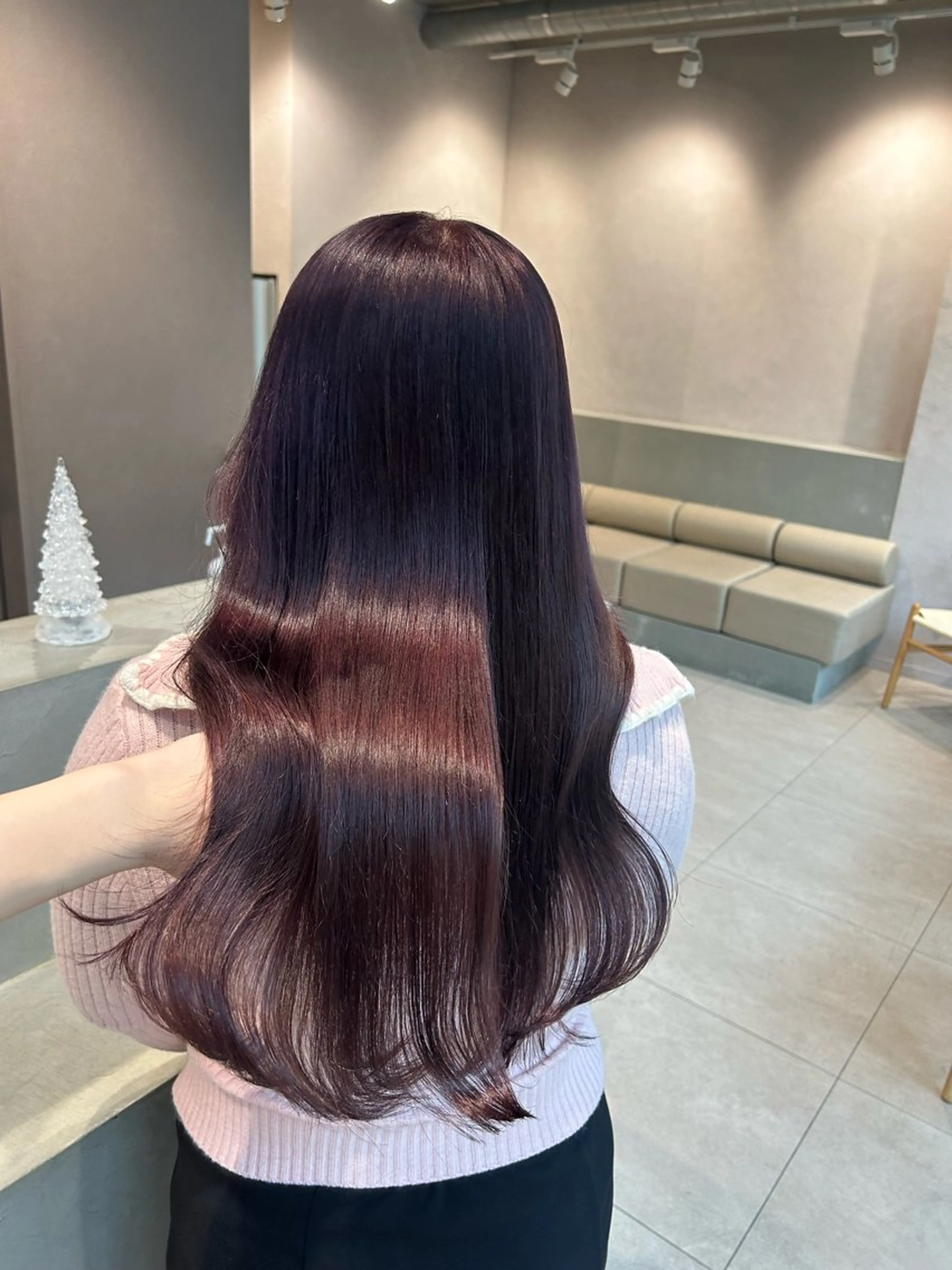 ロング カラー ブリーチ ミディアムヘア Chifumiのヘアスタイル
