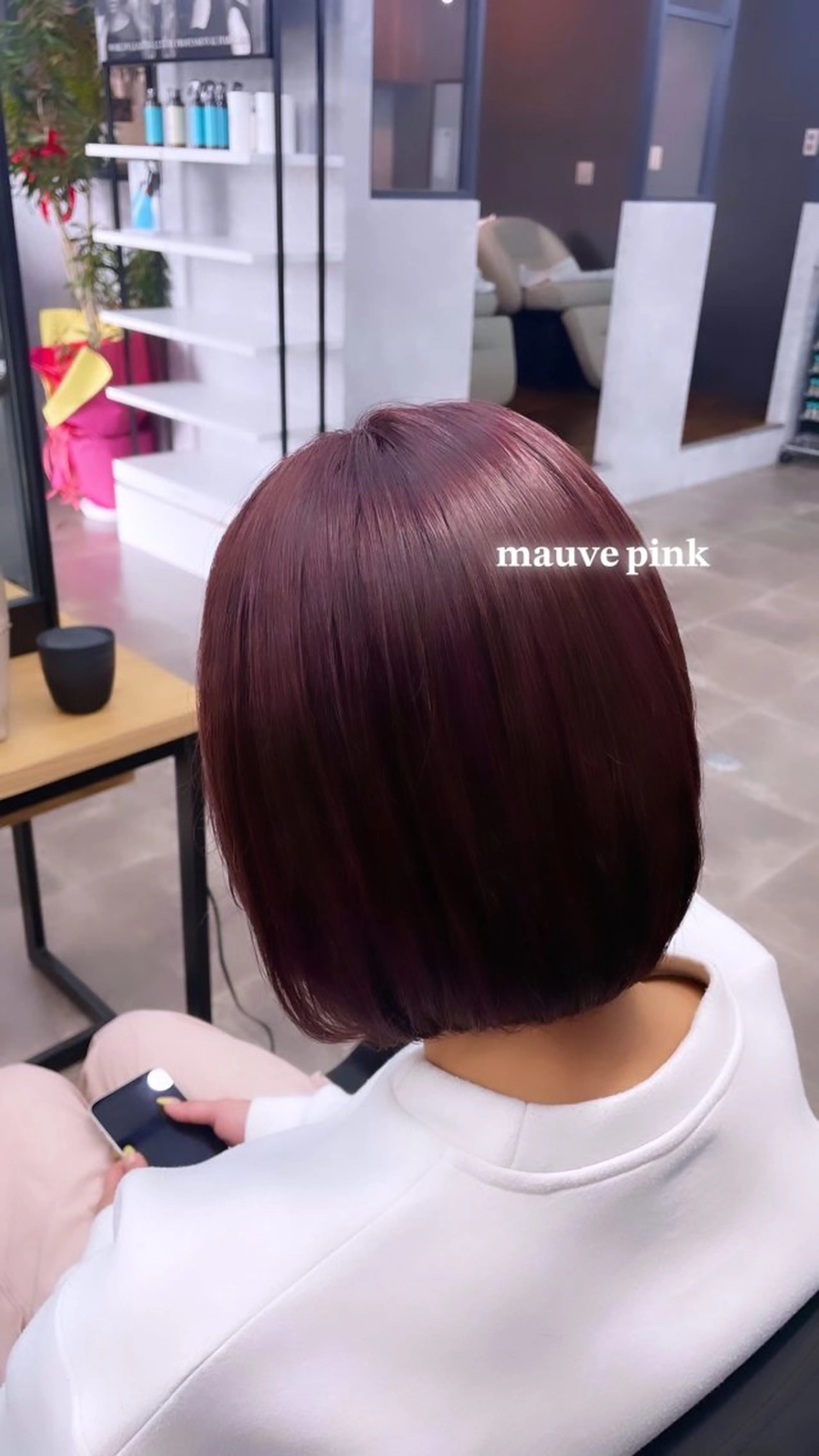 カラー ブラウンカラー ピンクカラー ヘアカラー 🪡 KIMU🪡🎀のヘアスタイル