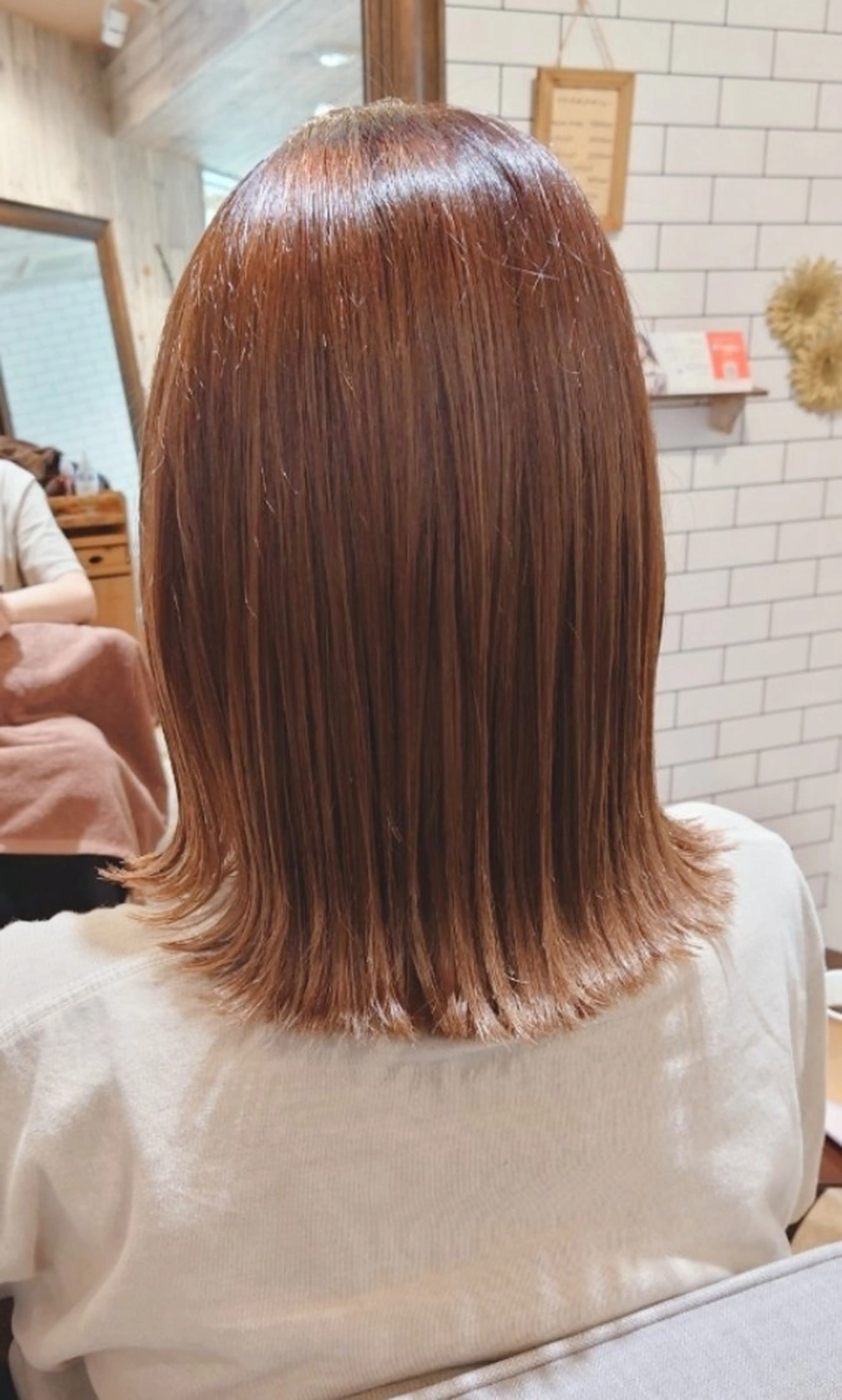 ミディアム カット ヘッドスパ abe mikaのヘアスタイル
