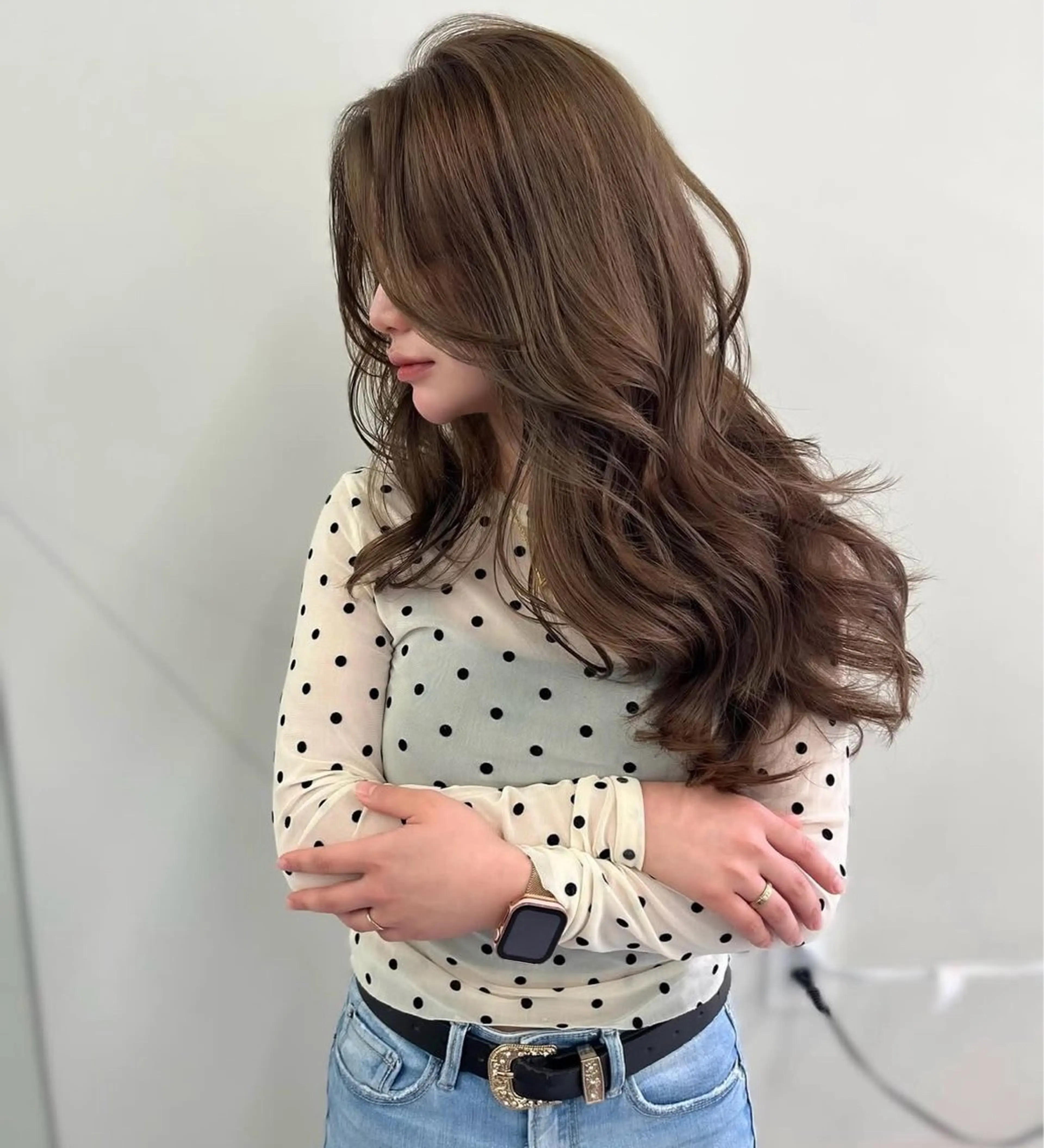 ロング カラー fuuka/ ハイトーン/海外ヘアのヘアスタイル