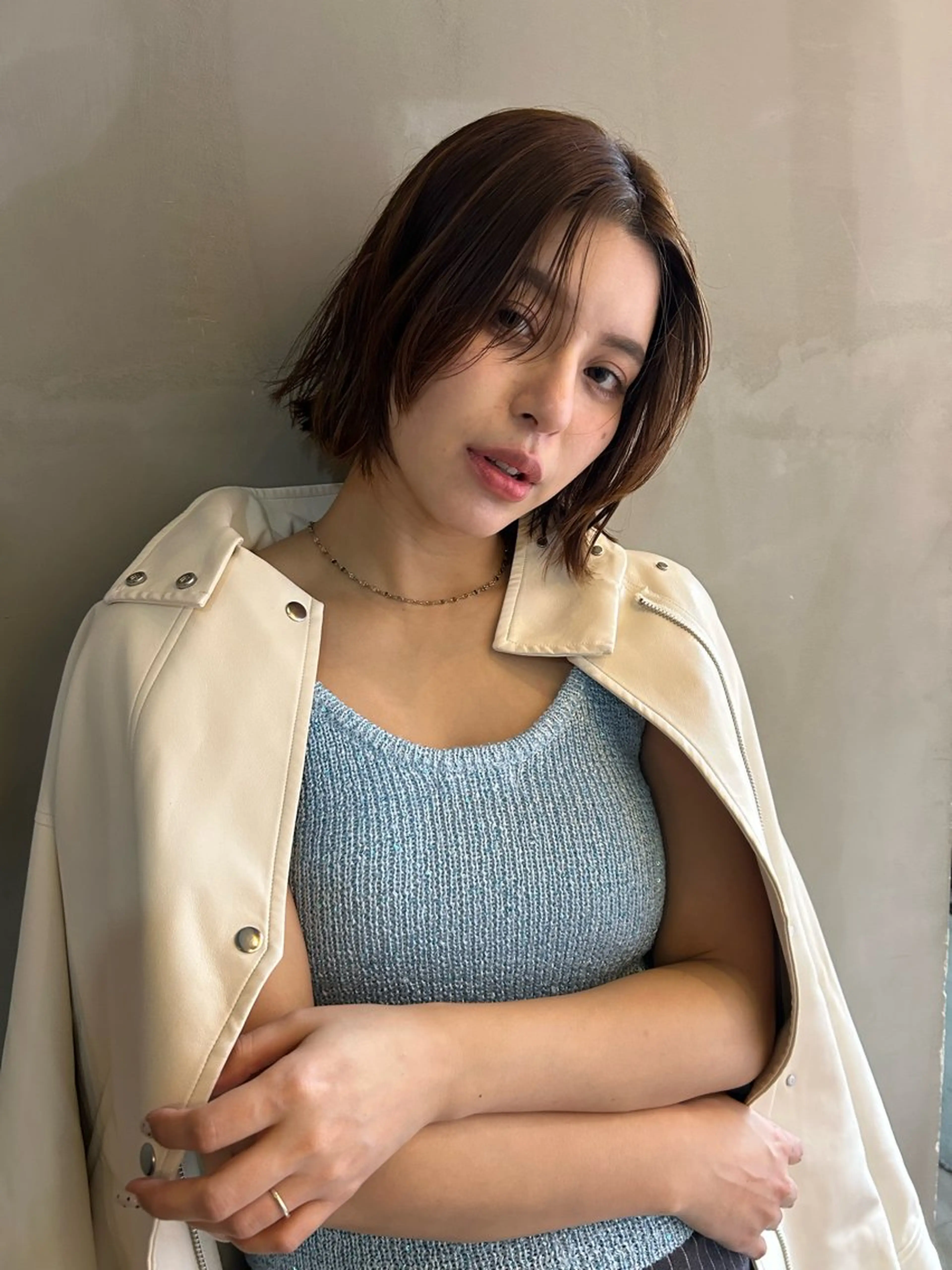 ショート カラー カット ヘアカラー トリートメント ショート/ボブ/ 心斎橋/宮脇美奈のヘアスタイル