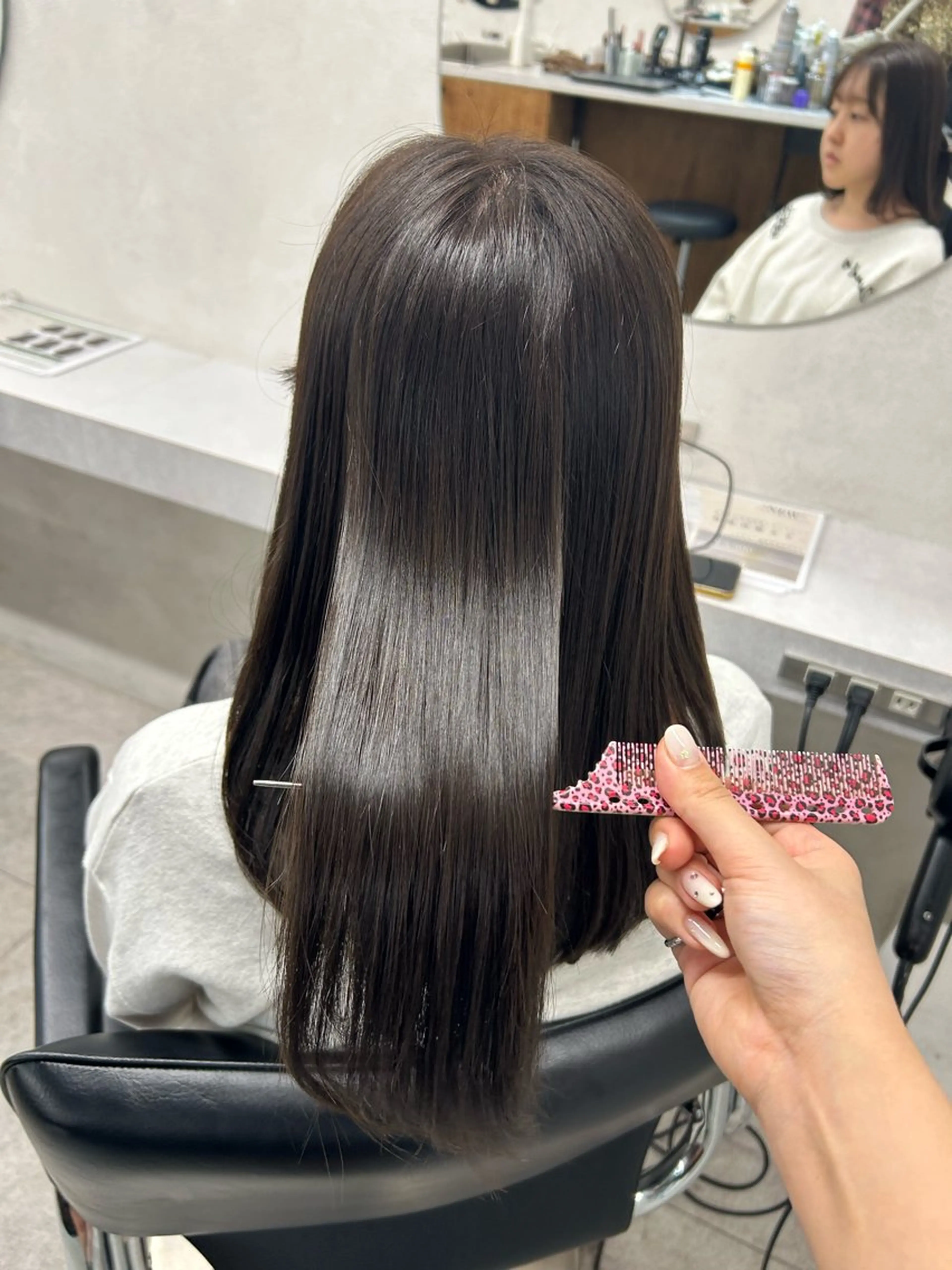 セミロング ヘアカラー 🎀HARU ボブ/ヘアセット🫧のヘアスタイル