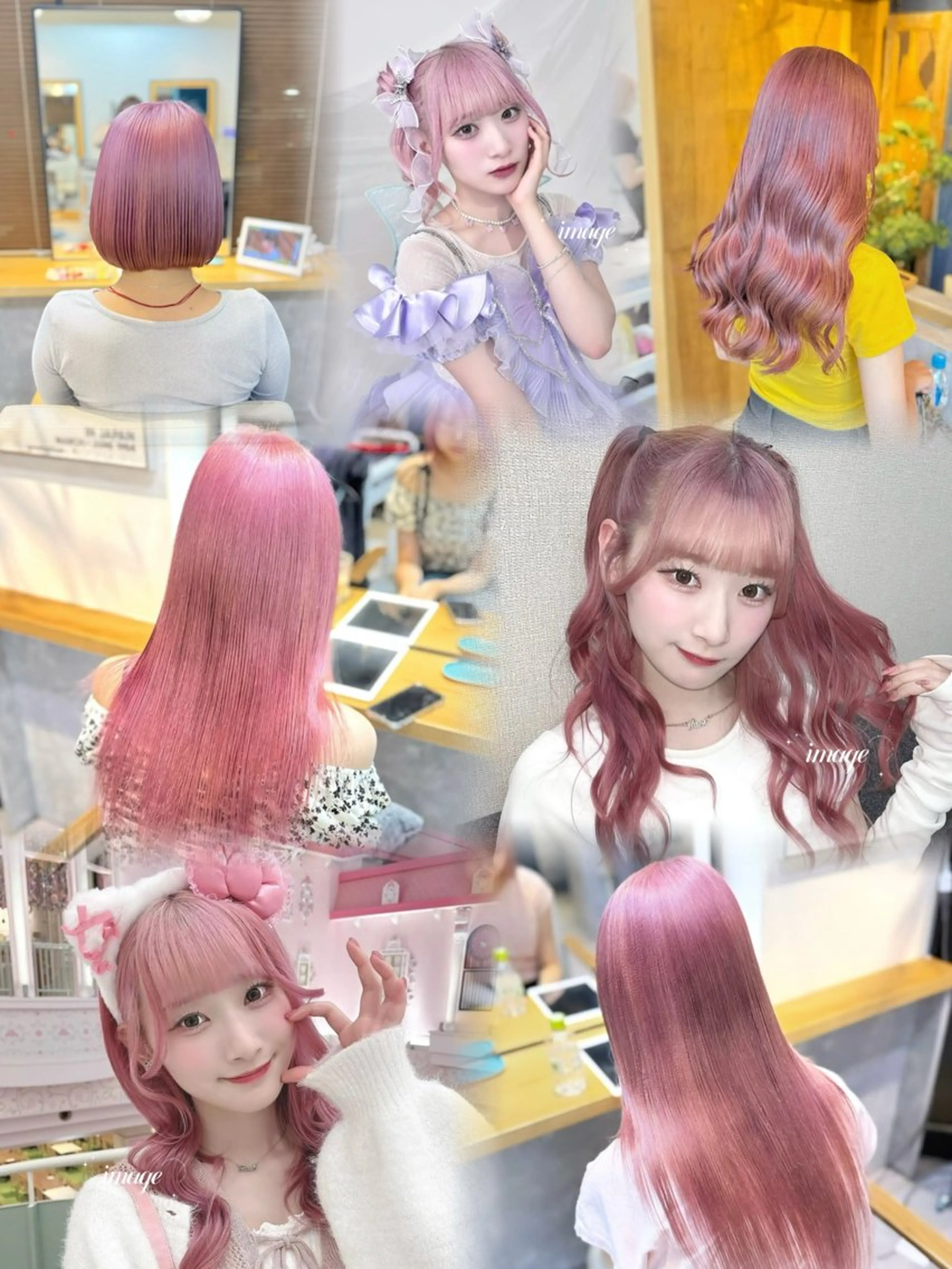 カラー カット ヘアカラー トリートメント 似合わせ/ブリーチ/ 透明感/sanamiのヘアスタイル