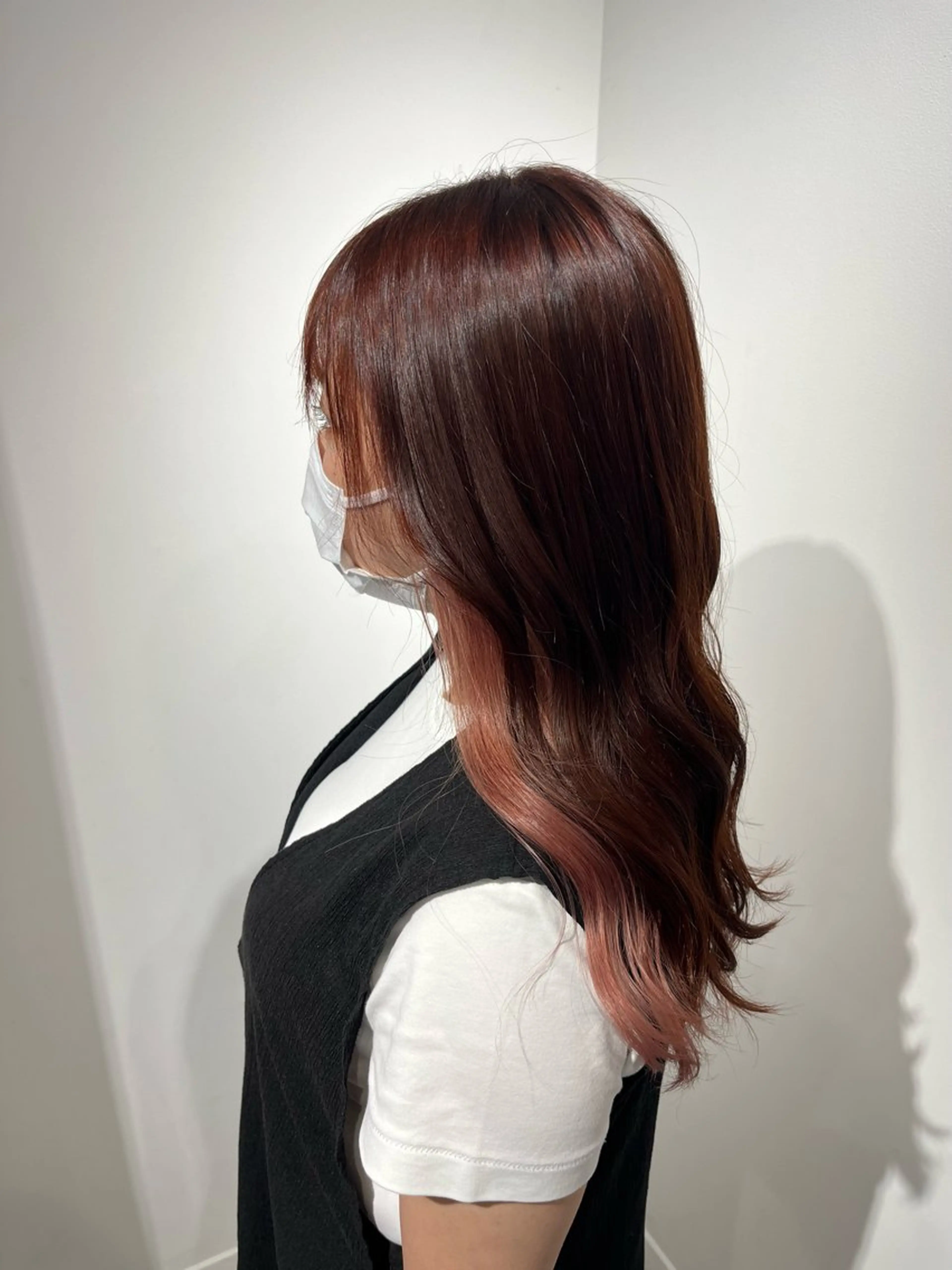 ロング カラー インナーカラー ピンクカラー ヘアカラー 吉原葵/ハイトーン /インナーカラーのヘアスタイル