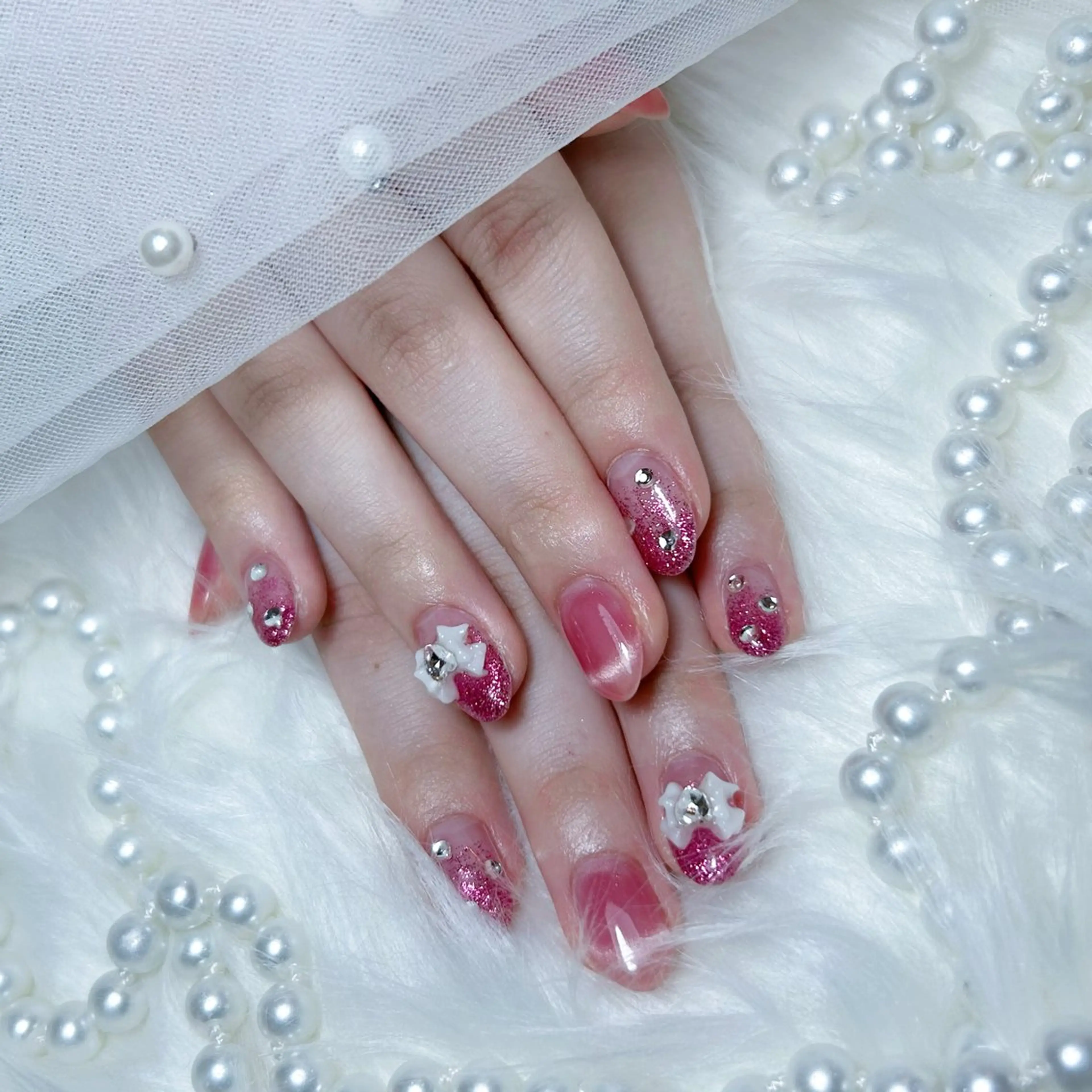 ネイル ハンドネイル Yudia🩵 Yuiのネイルデザイン