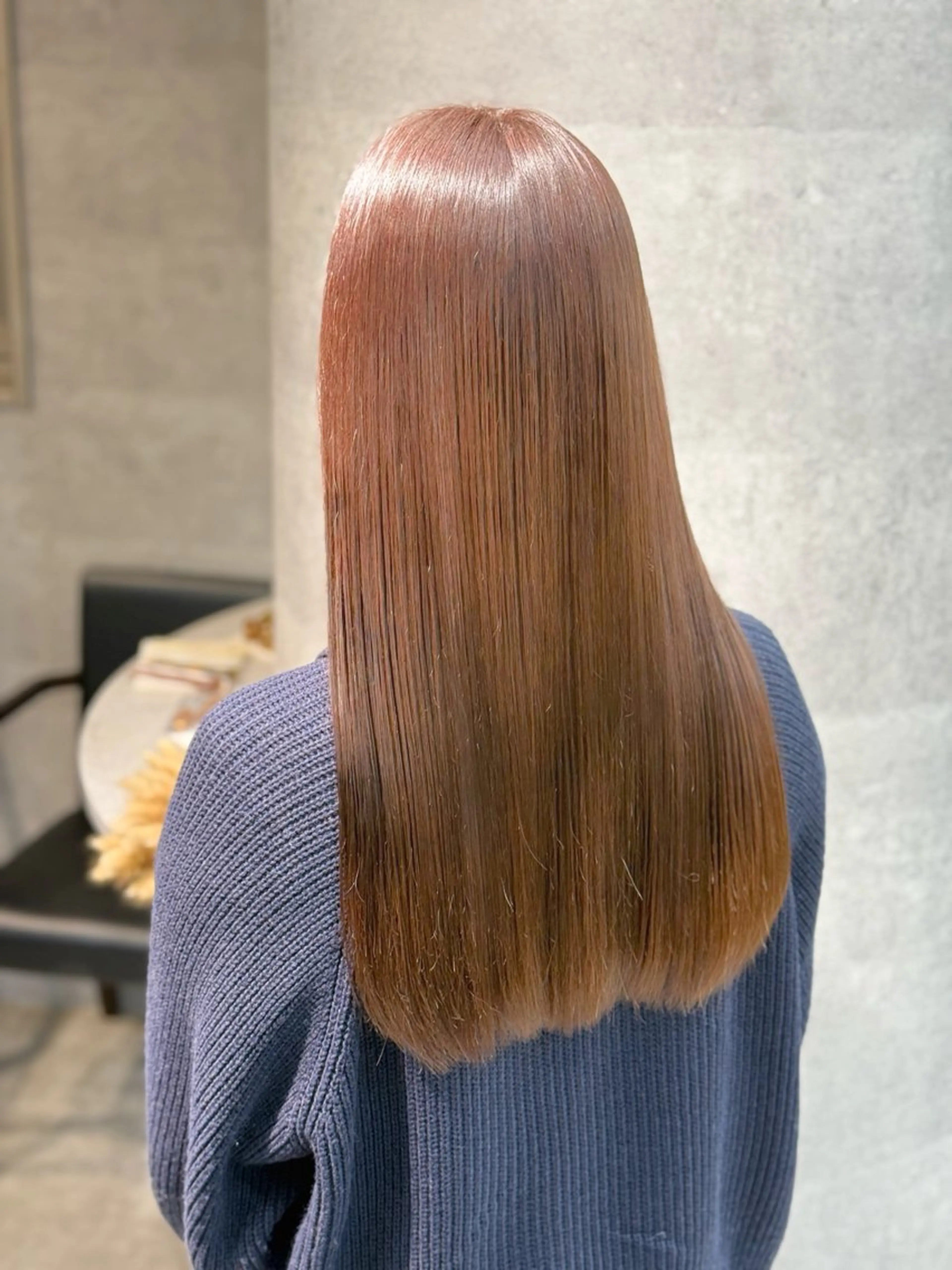 ロング くびれヘア 顔周りカット 髪質改善 韓国風ヘア レイヤーカット カット トリートメント lana hair 新宿/髪質改善/韓国のヘアスタイル