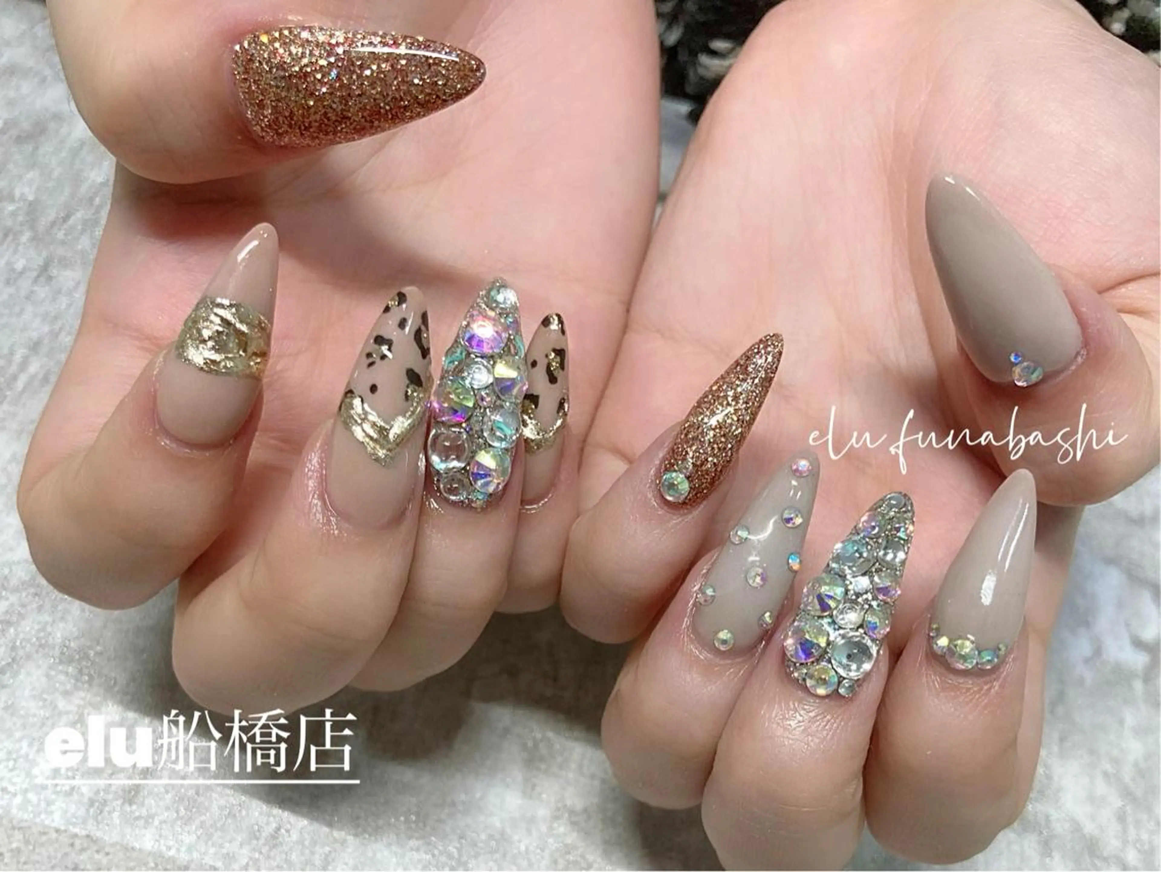 ネイル スカルプネイル elu ：nail＆eyeのネイルデザイン