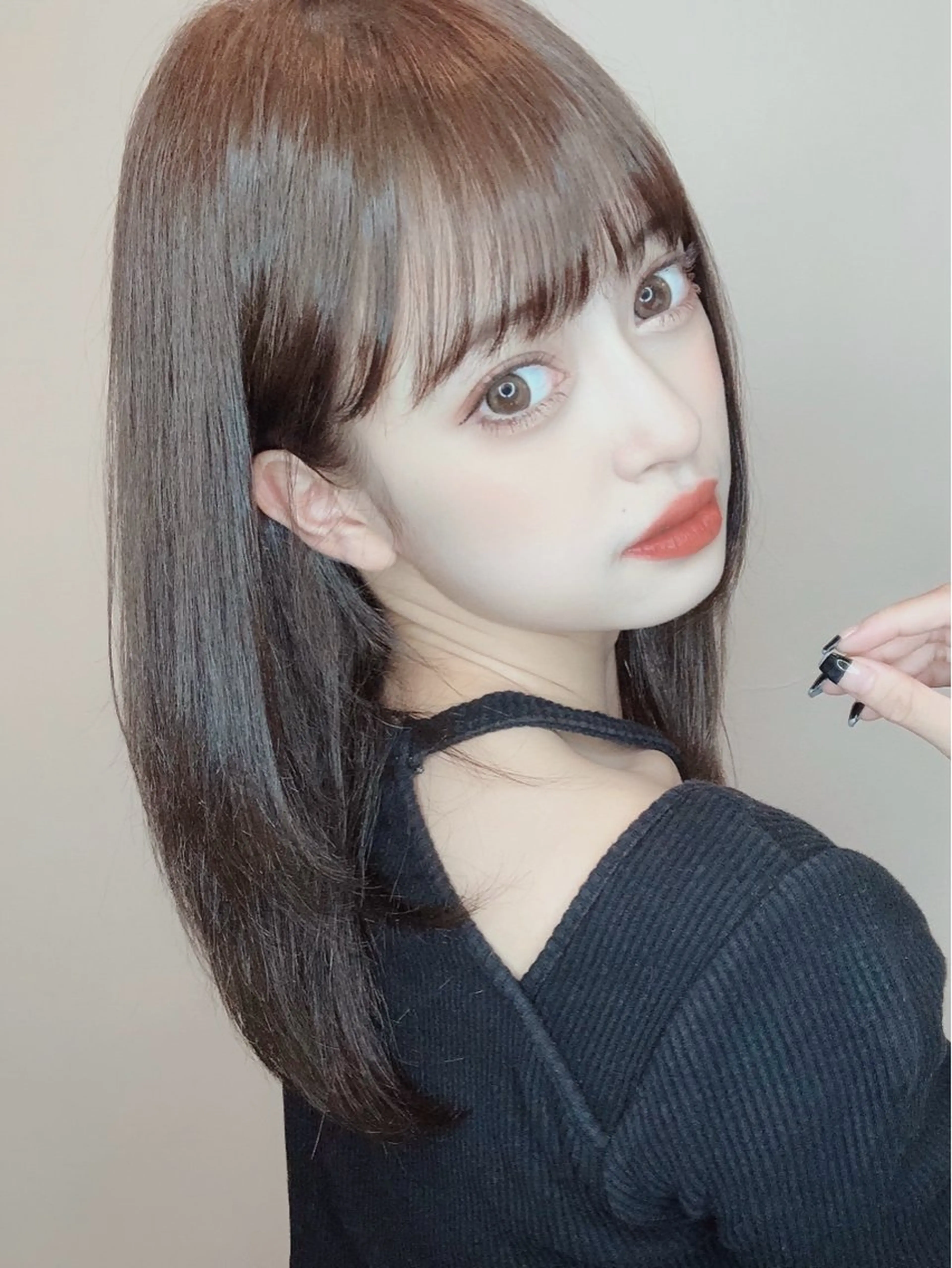 ロング カラー 韓国風ヘア 似合わせカット 小顔カット カット ヘアカラー トリートメント 渋谷レイヤーカット❌ 縮毛矯正専門/武田涼のヘアスタイル