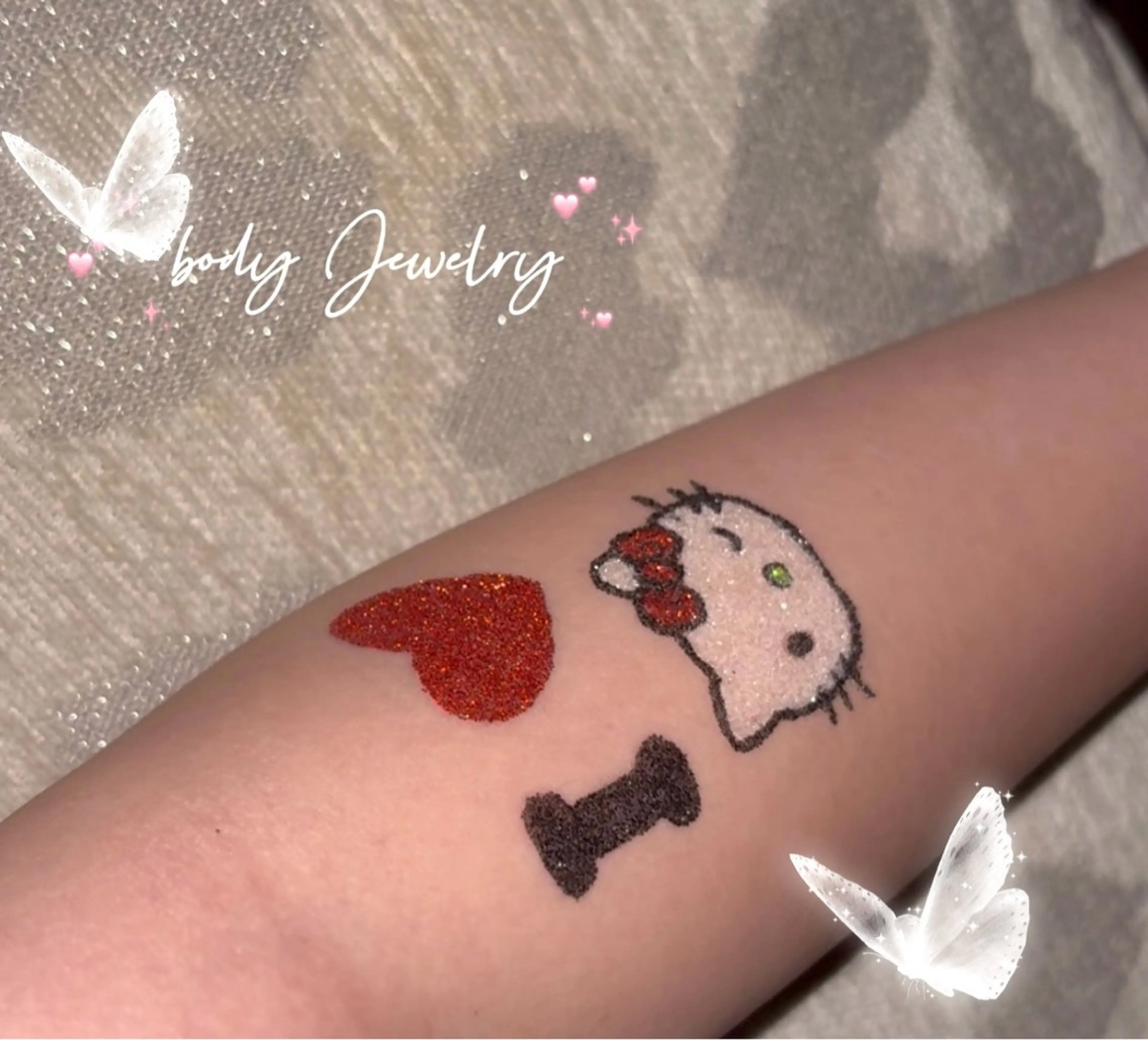 【新規価格🎀】ボディージュエリー✨️(キャラクターデザイン、オーダーデザイン)の写真