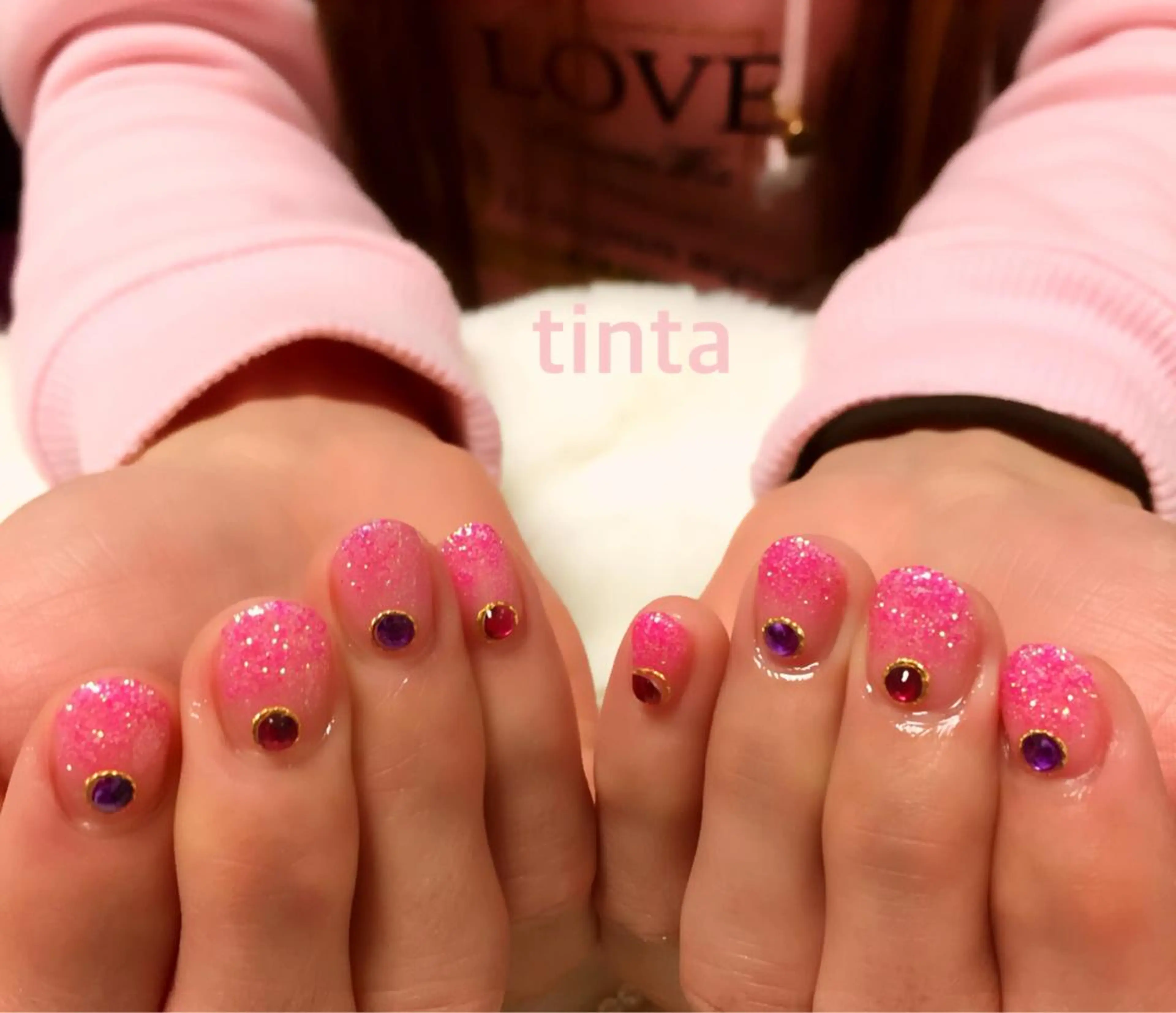 ネイル キラキラネイル ネイルサロン ティンタ所属・馬場 典子のネイルデザイン