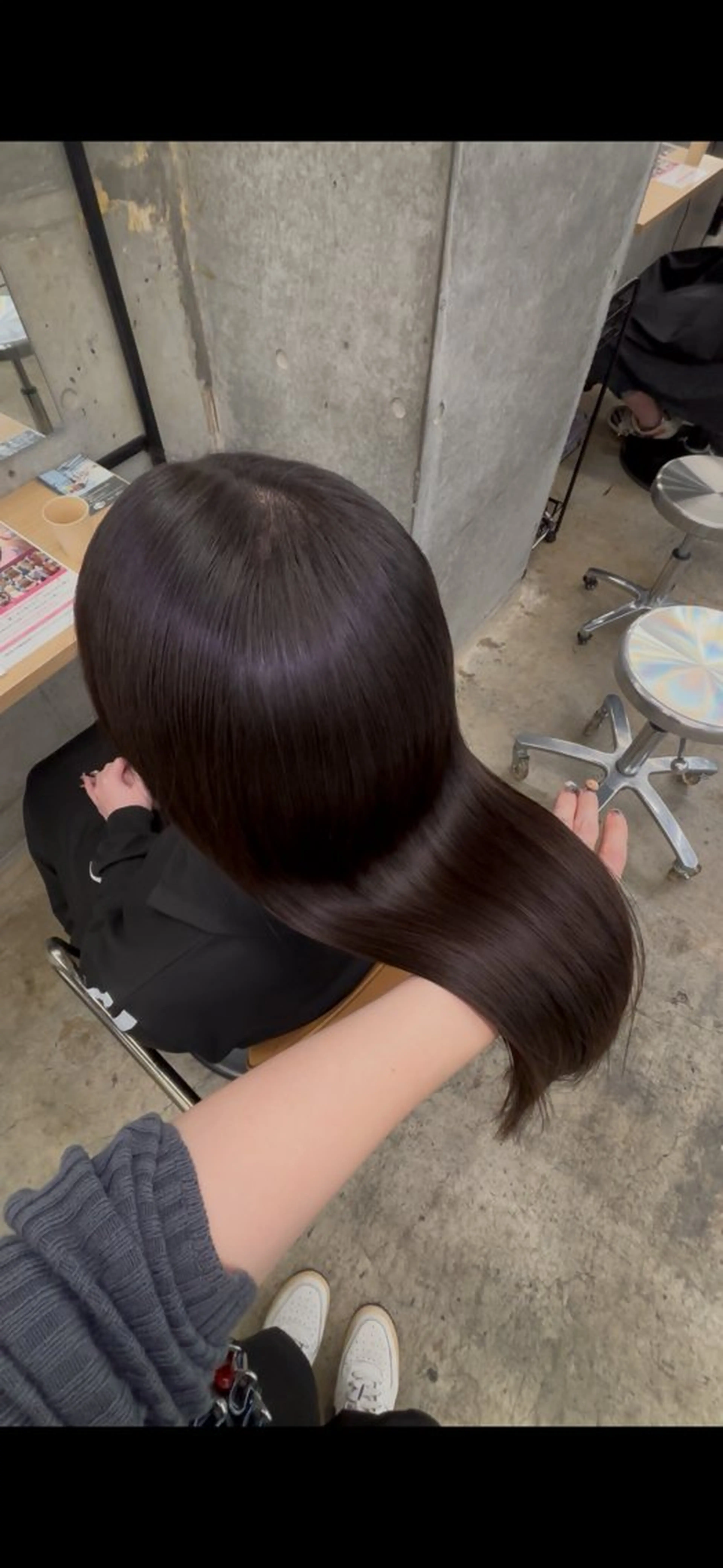 ロング カラー 縮毛矯正 トリートメント ダメージレス艶髪 🦋MISAKI🦋のヘアスタイル