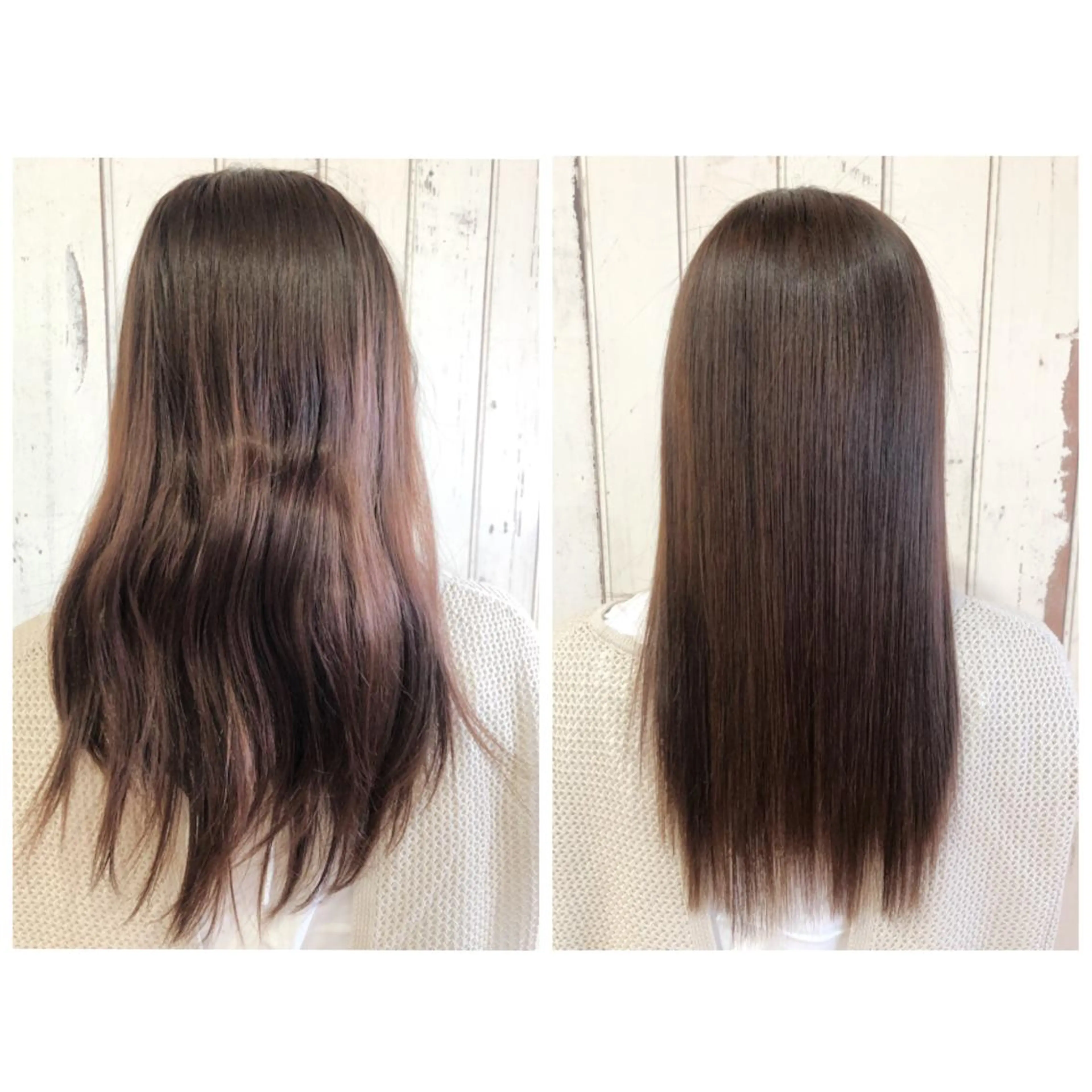 ロング トリートメント 酸熱トリートメント トリートメント ツヤ髪質改善 💜れいな💜のヘアスタイル