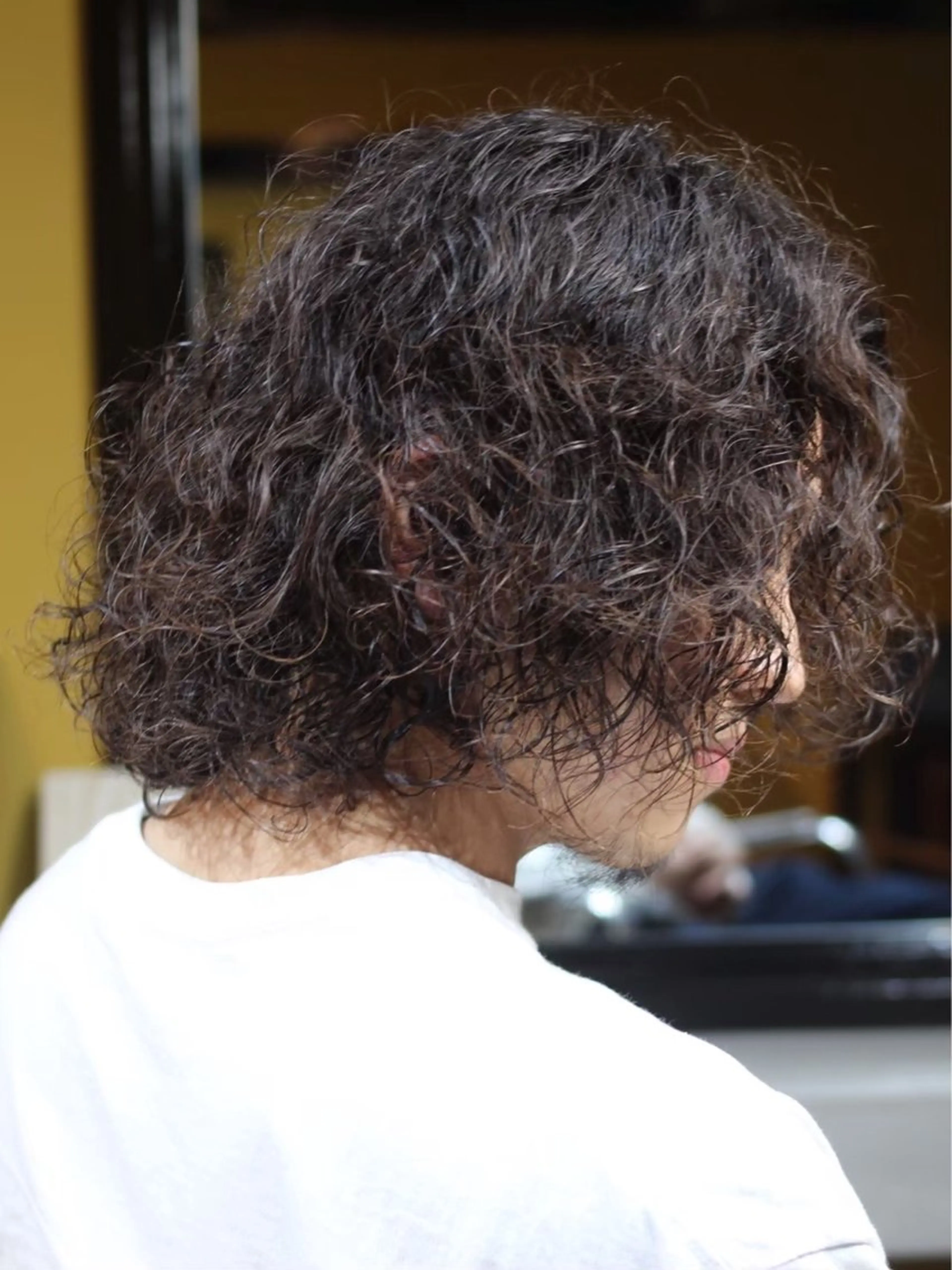 パーマ メンズ メンズパーマ スパイラルパーマ TIDEHAIR りょうたボブ募集のヘアスタイル