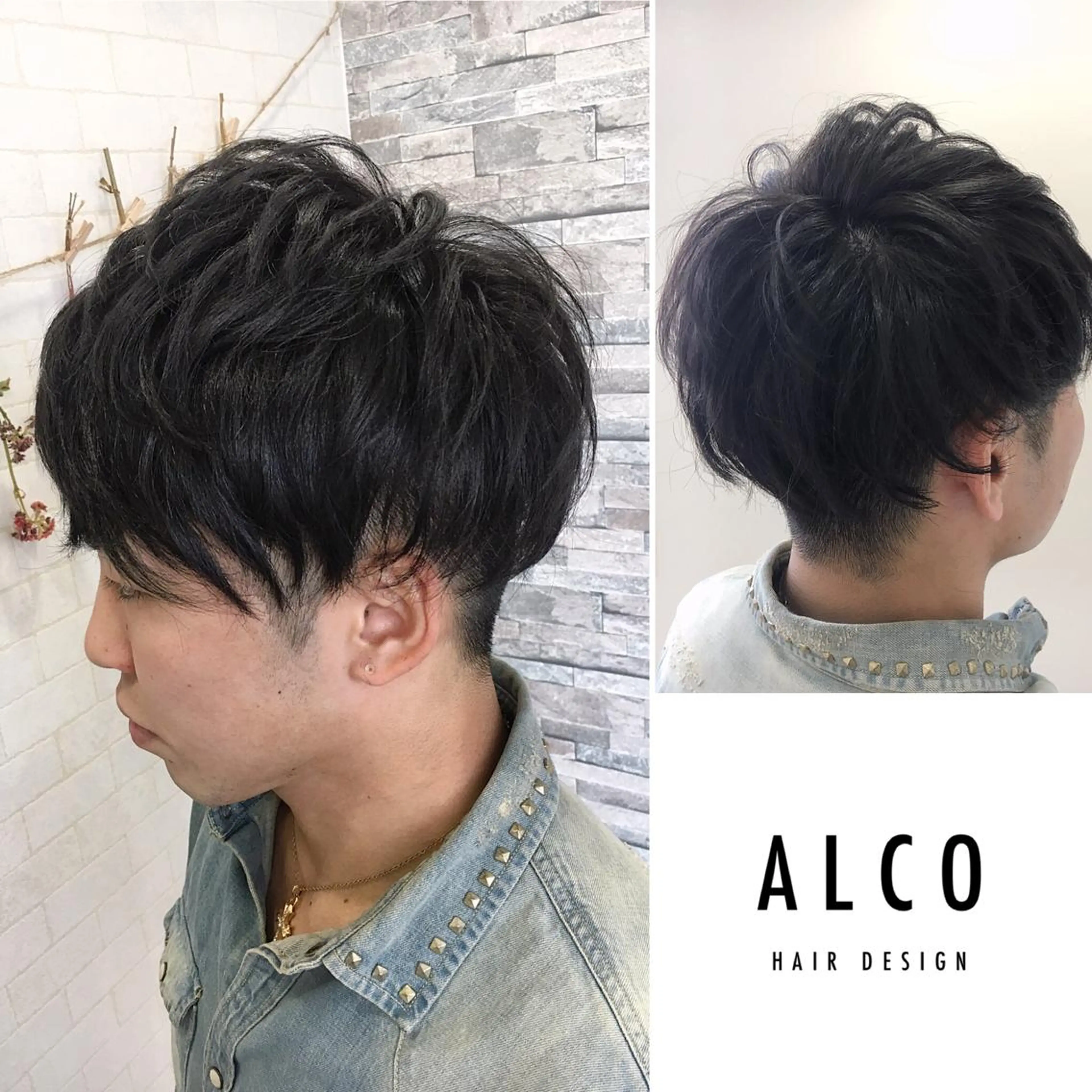 ショート カラー メンズ ワタイショウタ 髪質改善✨眉毛サロンのヘアスタイル