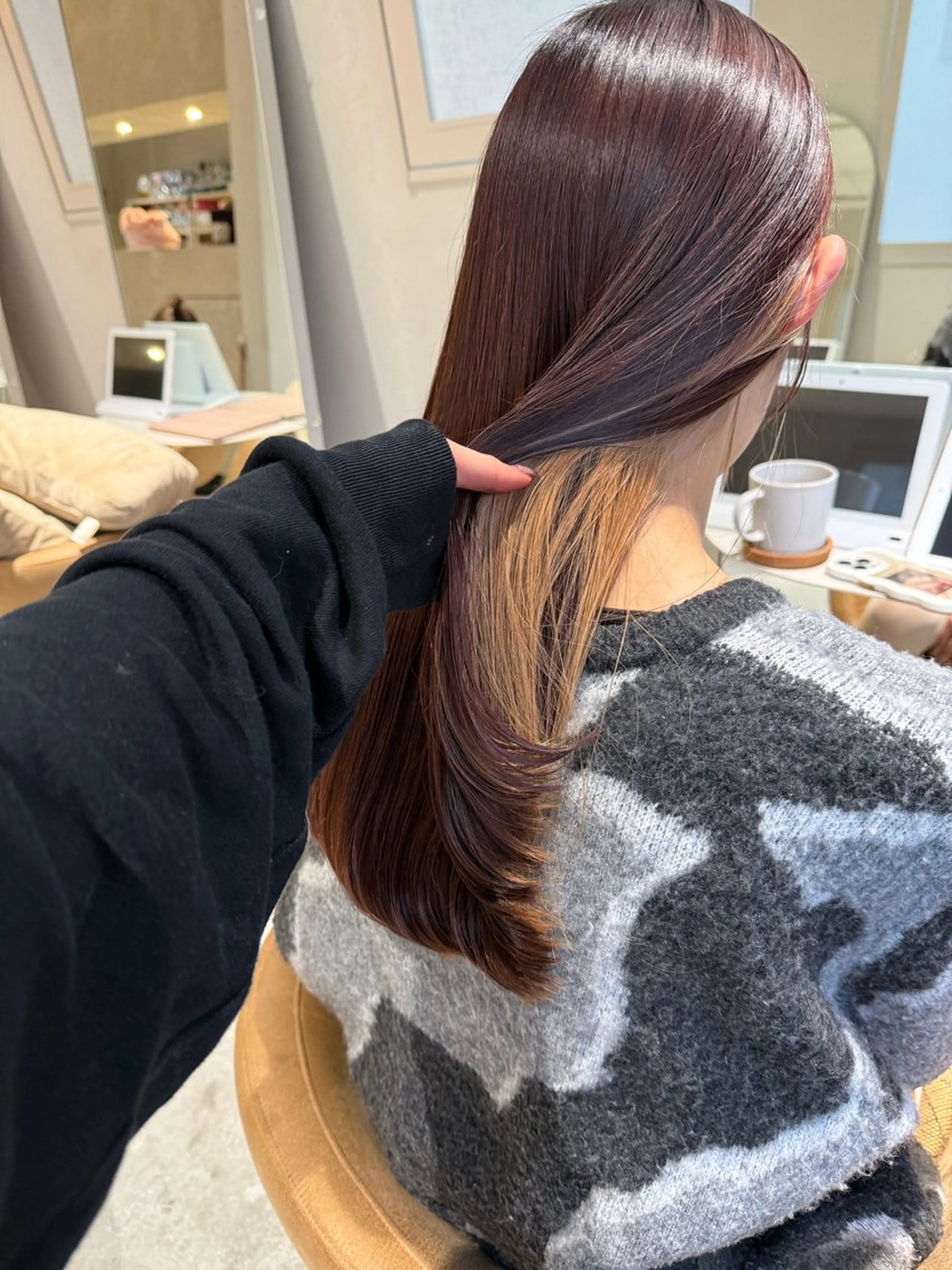 ロング カラー ヘアカラー 🌷花屋併設サロン 荘司まゆり🌷のヘアスタイル