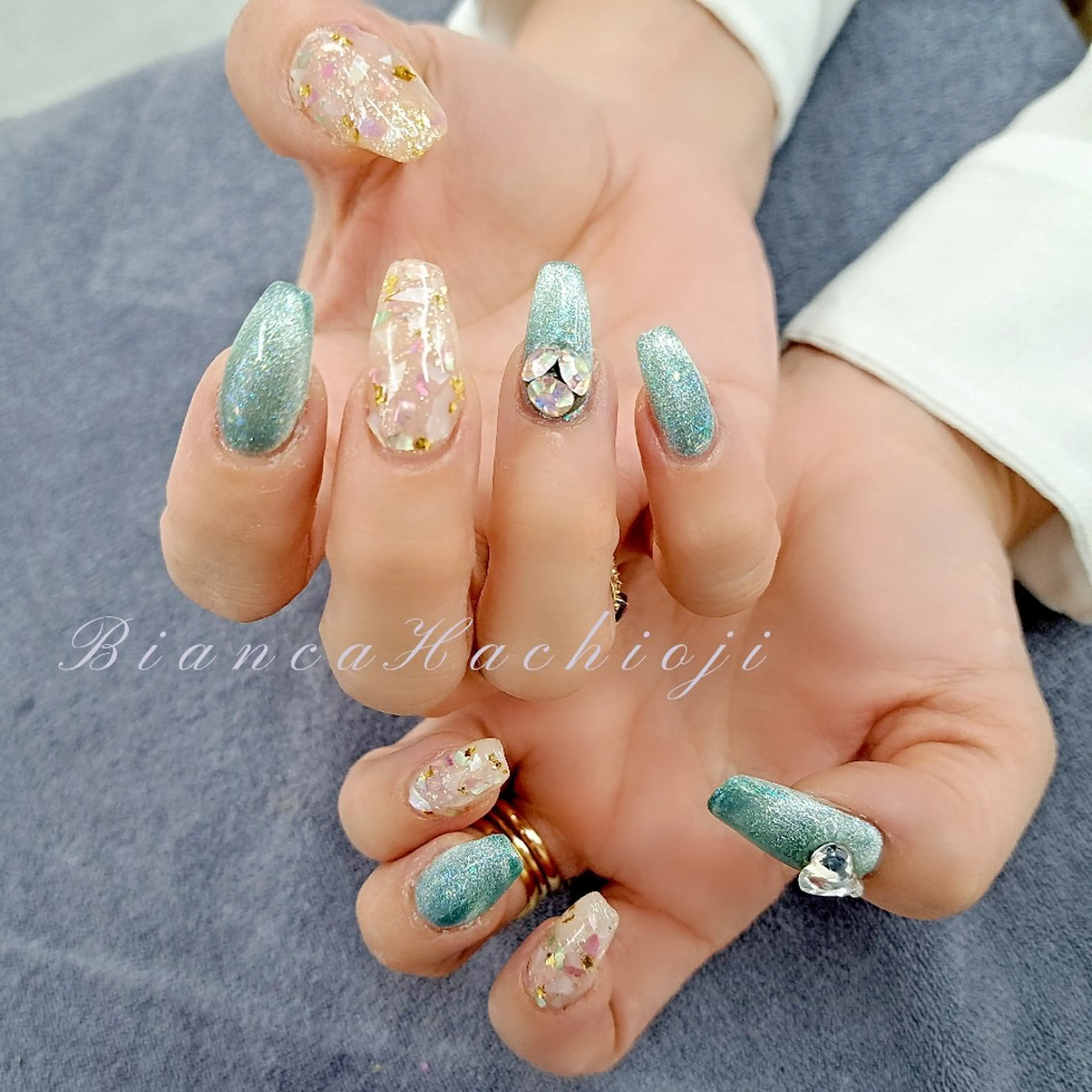 ネイル ハンドネイル Bianca八王子 まえさだのネイルデザイン