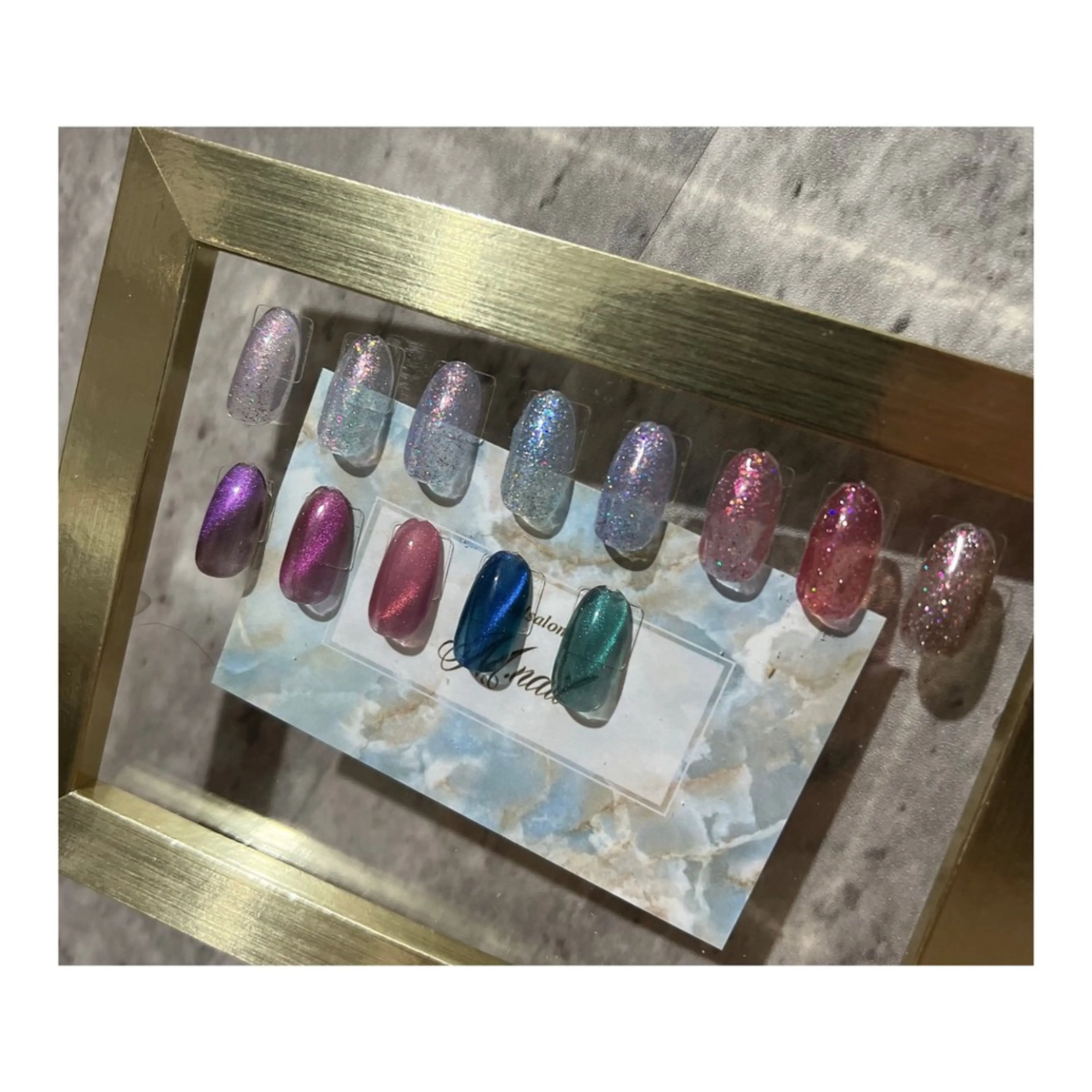 ハンドネイル M nail 個人サロン𓆉♥︎のネイルデザイン