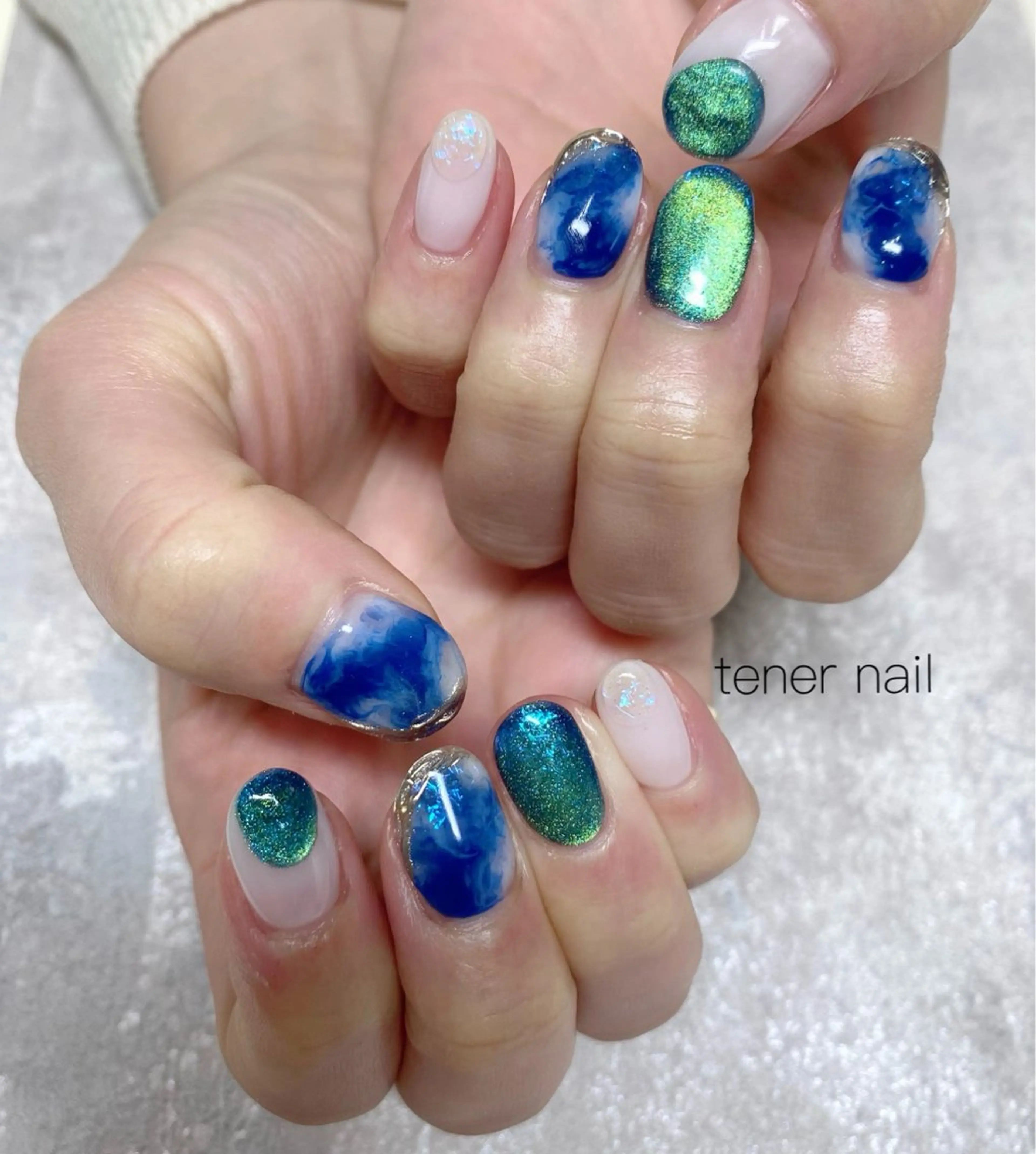 ネイル ニュアンスネイル テネルネイル tener nailのネイルデザイン