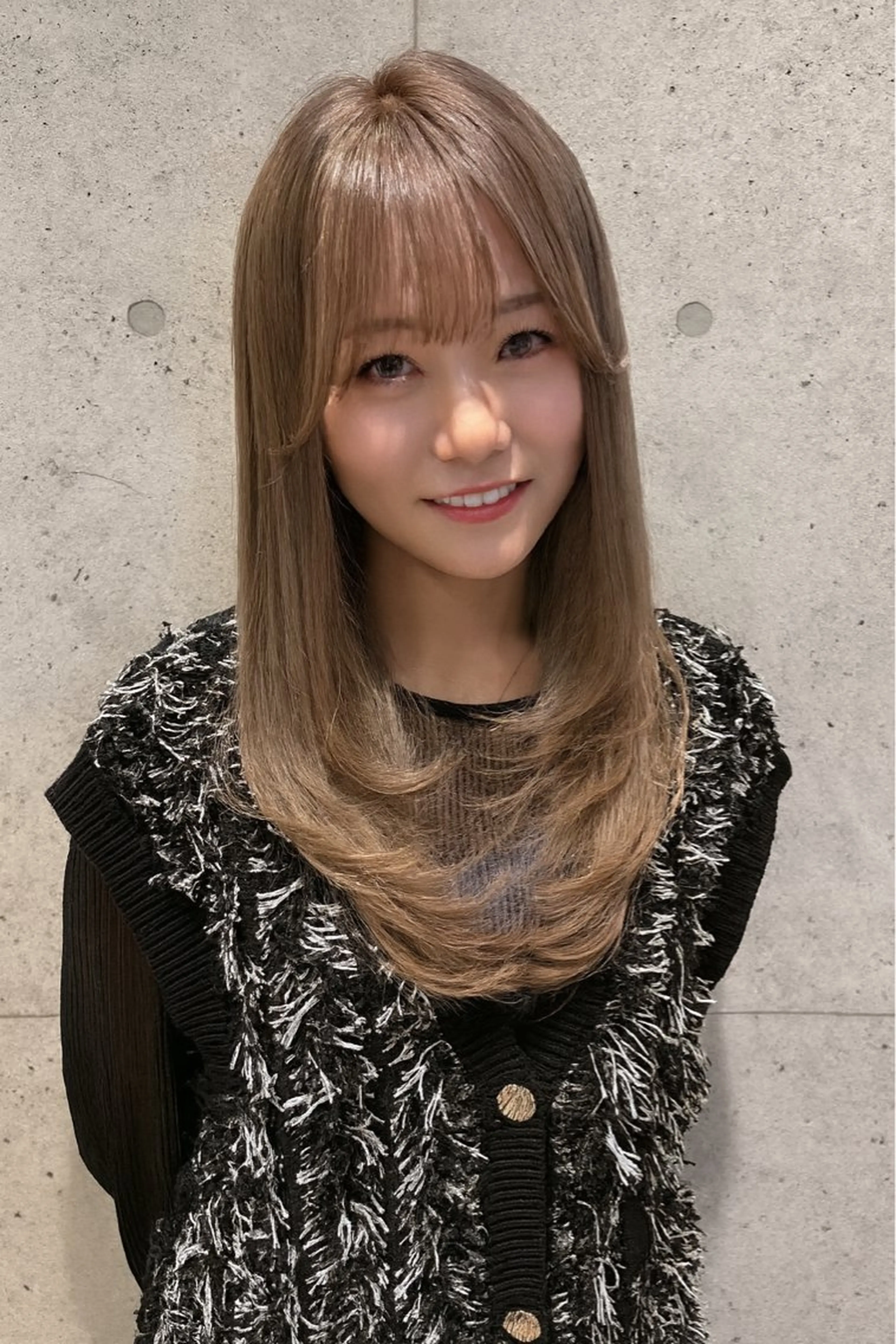 ロング カラー レイヤーカット カット ヘアカラー トリートメント 髪質改善/縮毛矯正 レイヤー/松川匠のヘアスタイル