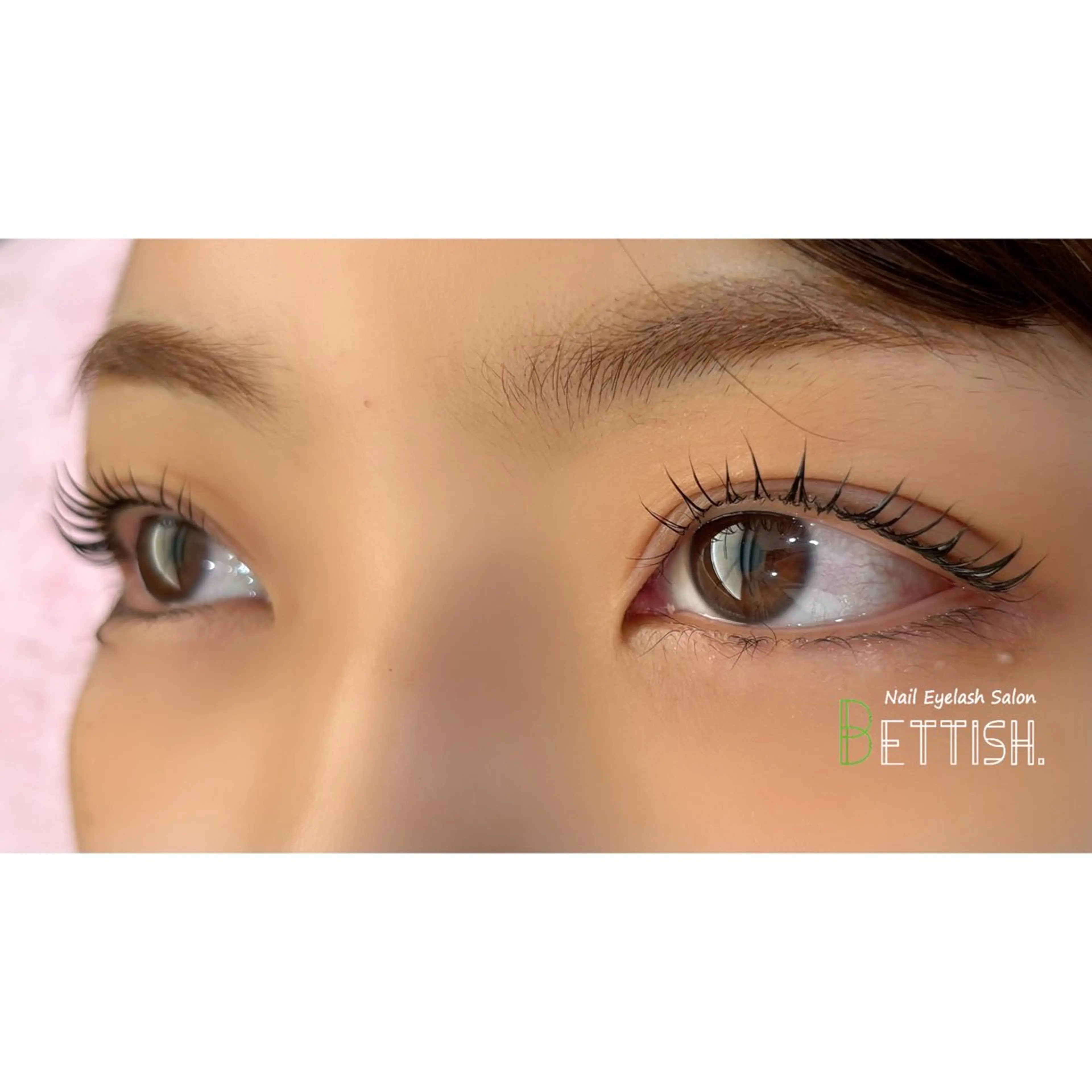 マツエク・マツパ パリジェンヌラッシュリフト マツパ BETTISH🩵 SERIのマツエク・マツパデザイン