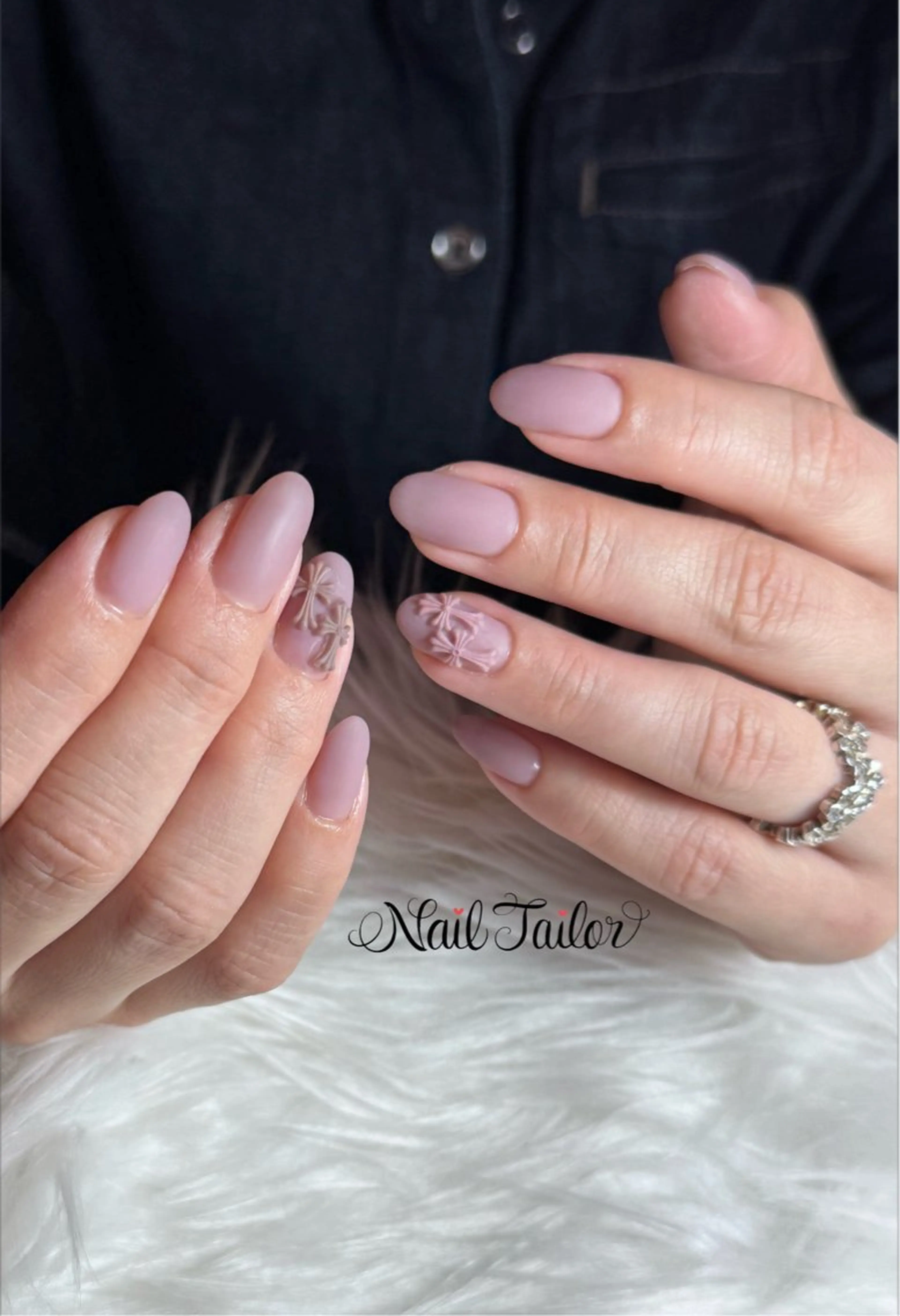 ネイル マットネイル オフィスネイル ハンドネイル NailTailor ネイルテイラーのネイルデザイン