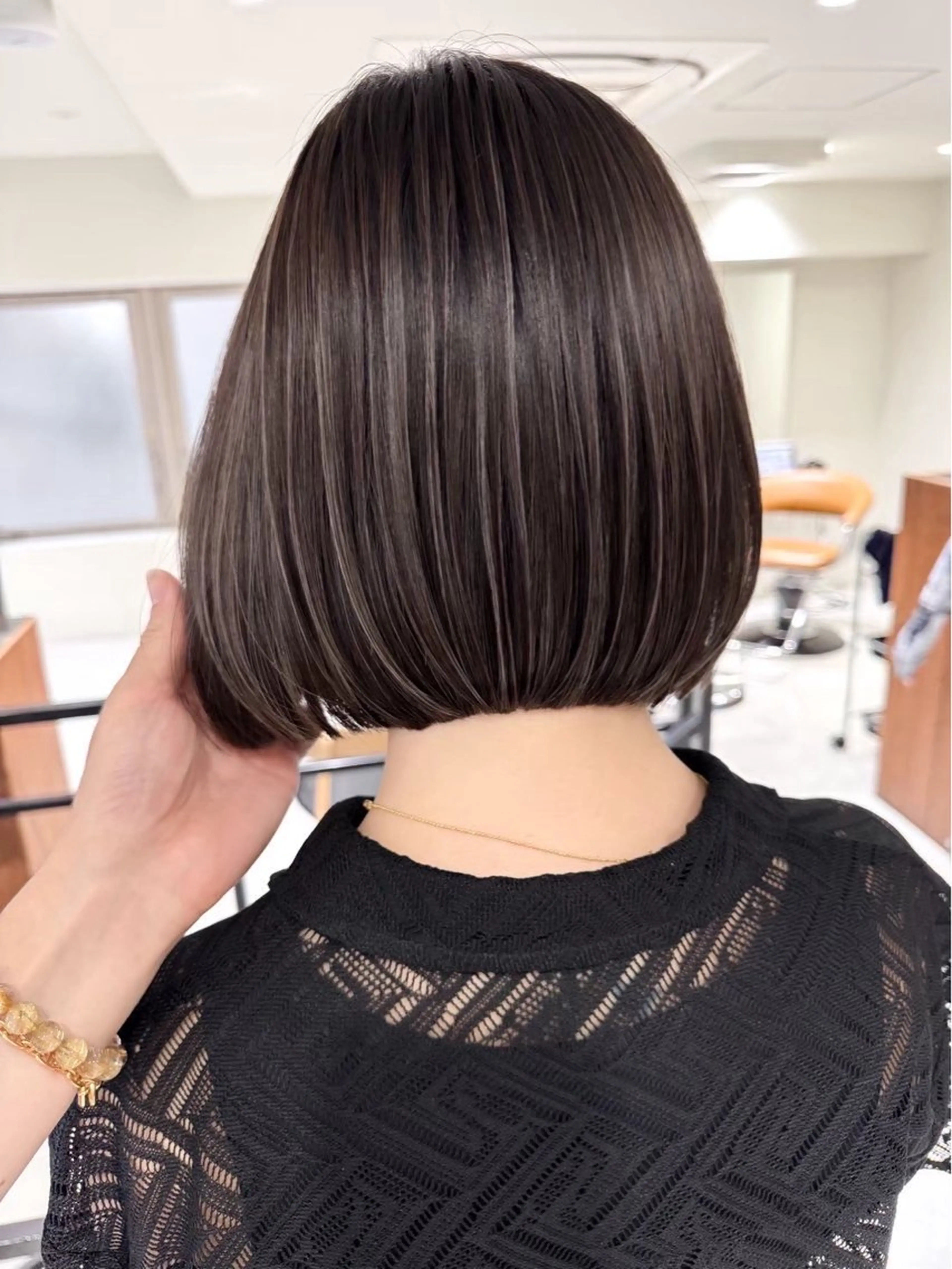 ショート ボブ カット ハイトーンボブ 💎凜💎のヘアスタイル