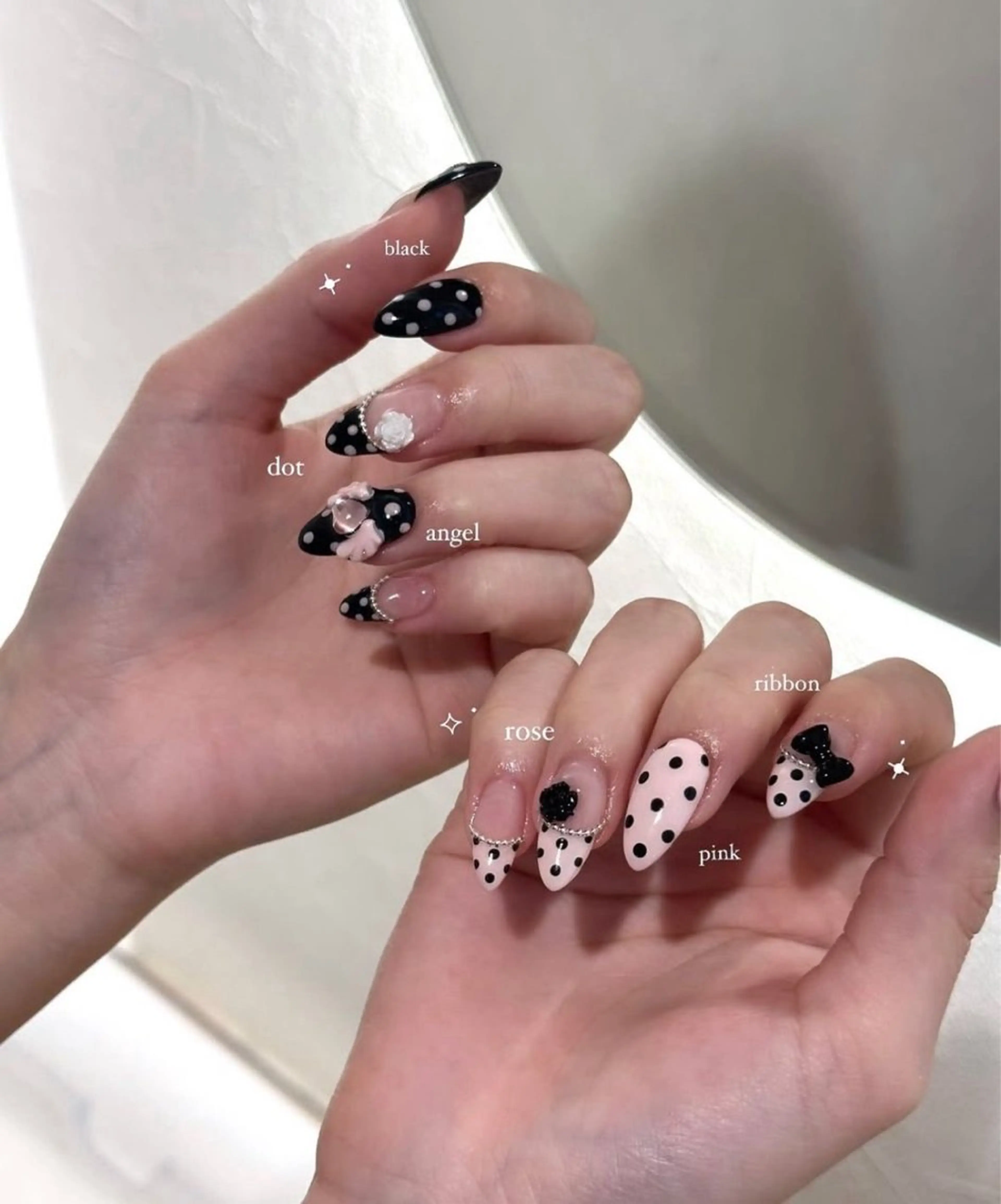 ネイル アートネイル 長さ出し ジェルネイル 韓国ネイル マグネットネイル ハンドネイル Cloudy Chan Nailのネイルデザイン
