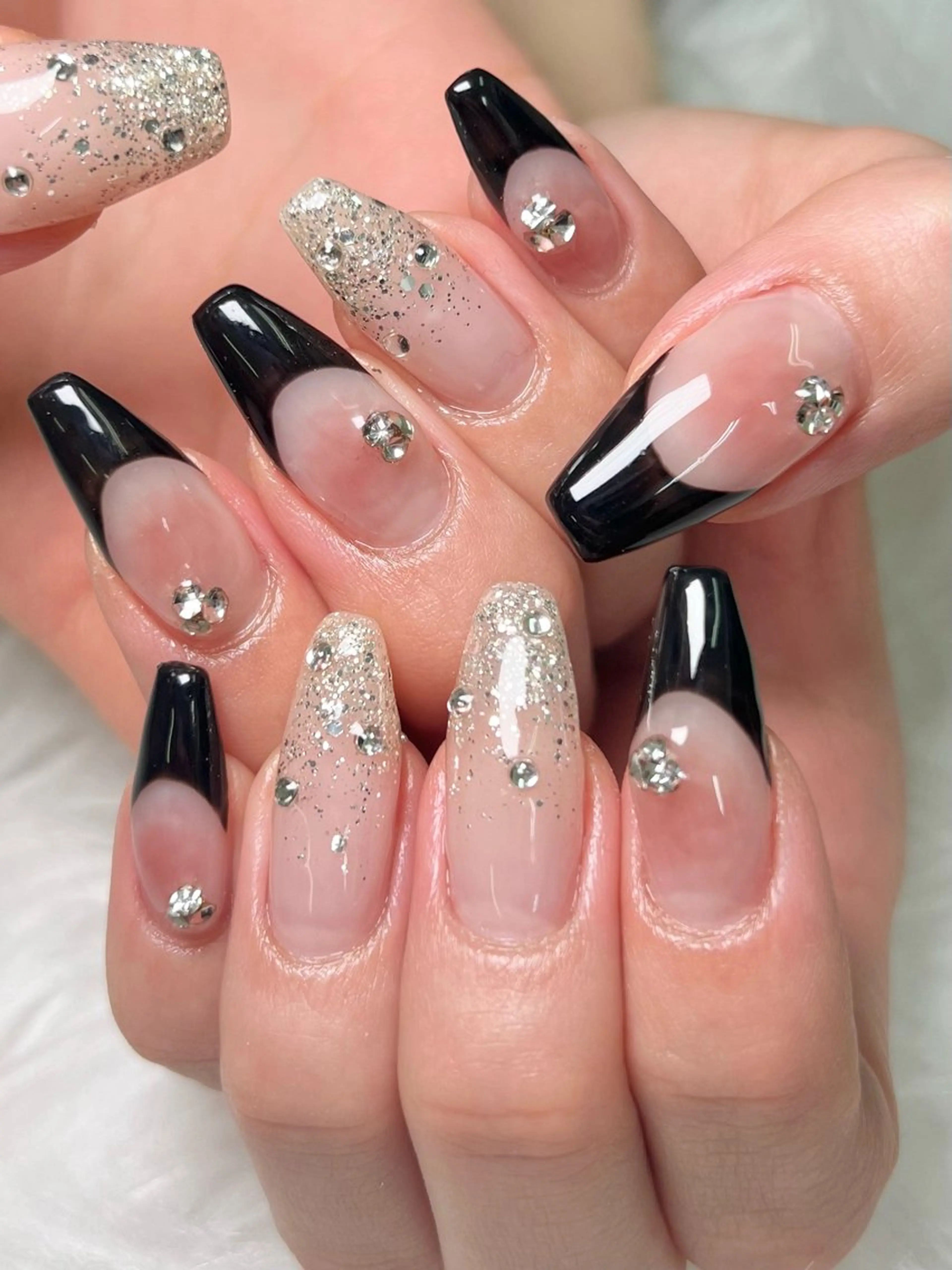 ネイル 韓国ネイル ワンホンネイル ハンドネイル alien girl所属・byul nails ビョルネイルのネイルデザイン