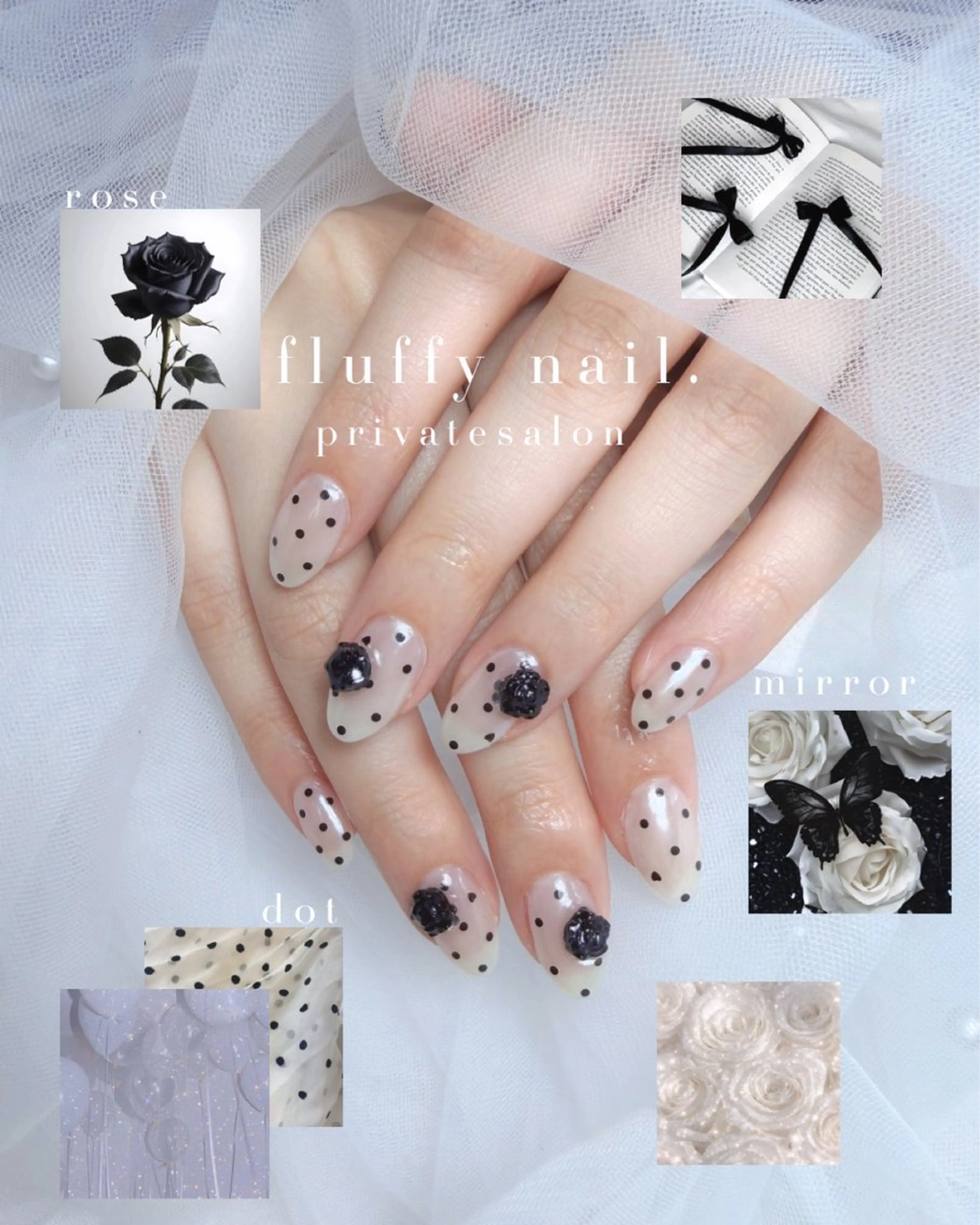 ネイル ドット 韓国ネイル 春ネイル ワンホンネイル ハンドネイル FluffyNail by yuzukiのネイルデザイン