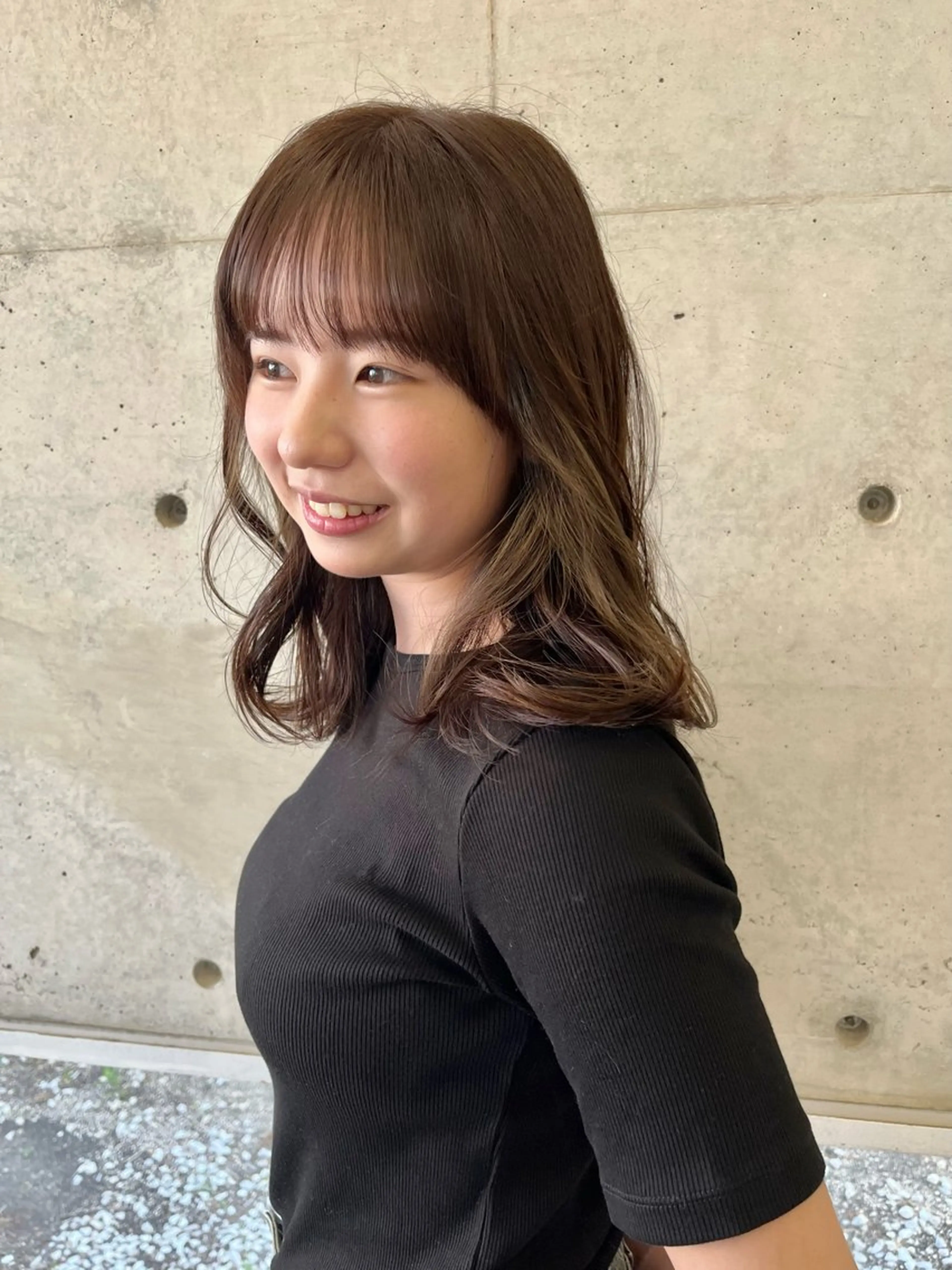 ミディアム カラー ブリーチ インナーカラー ヘアカラー LOMARLIE / 𝐂𝐇𝐈𝐊𝐀のヘアスタイル