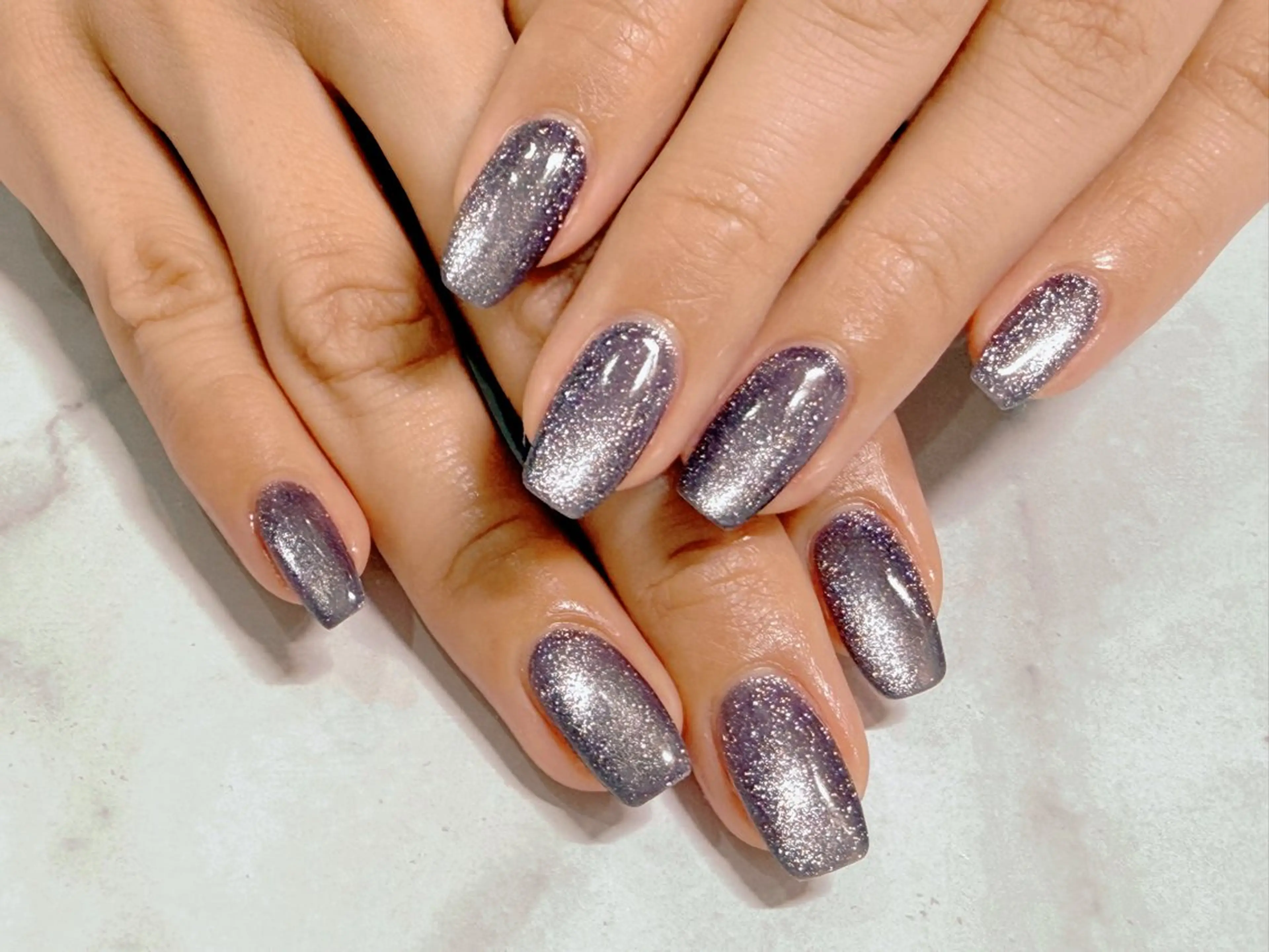 ネイル 長さ出し フットネイル フレンチネイル ジェルネイル ガラスフレンチ ハンドネイル Lien（リアン） 銀座駅6分のネイルデザイン