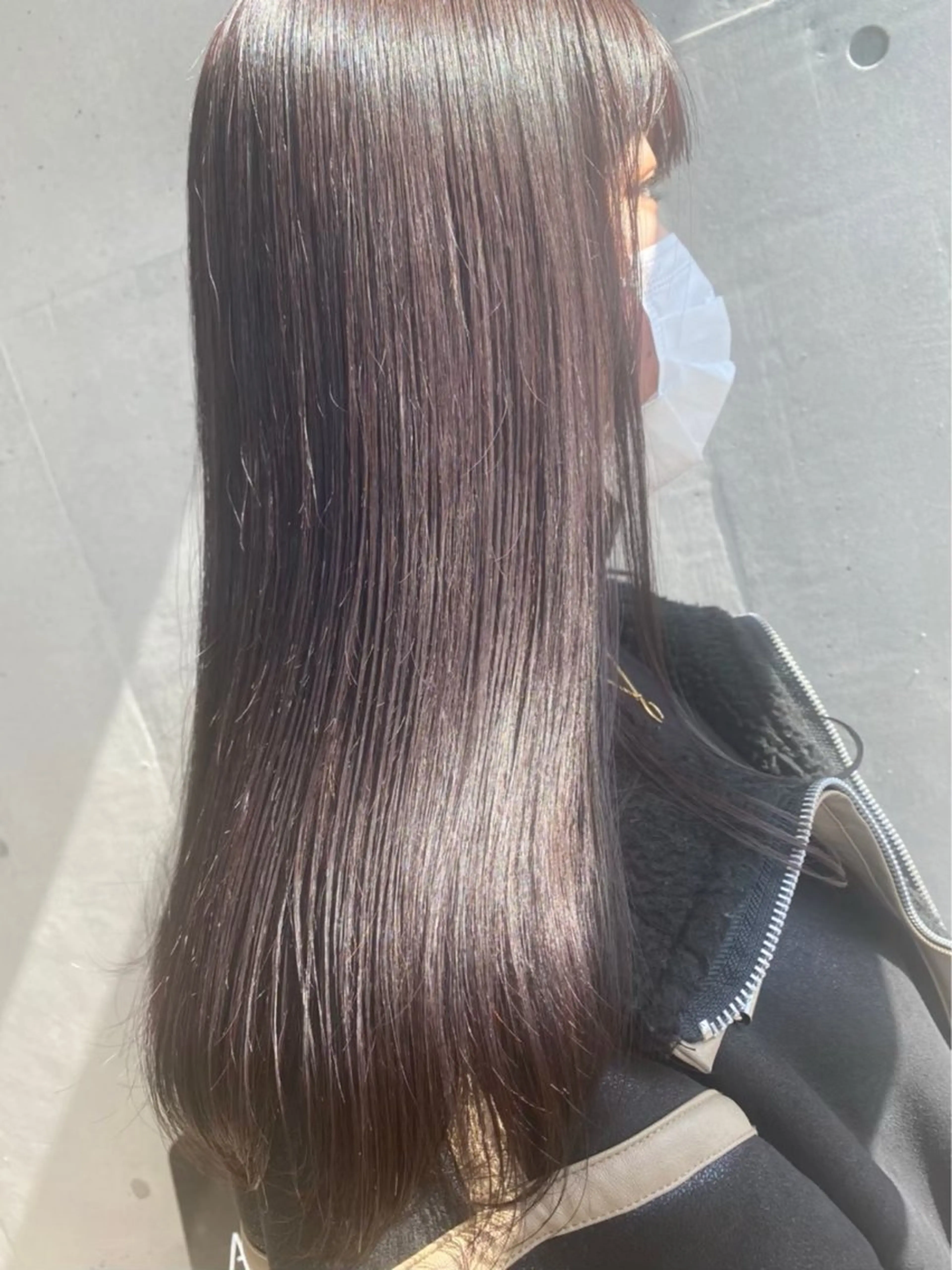 ロング カラー フクダ レンのヘアスタイル