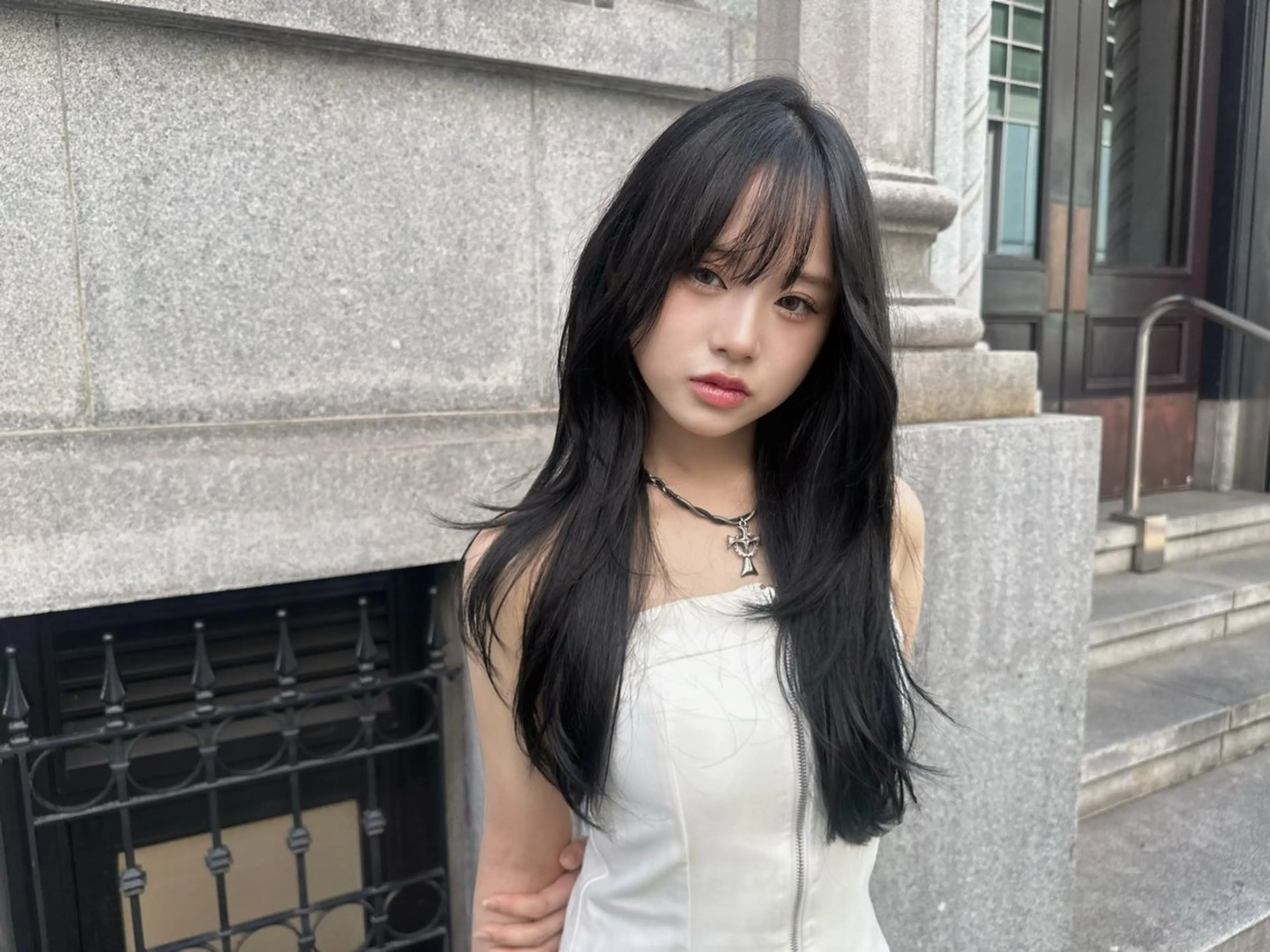 ロング カット RiA/レイヤーカッ ト/ハッシュカットのヘアスタイル