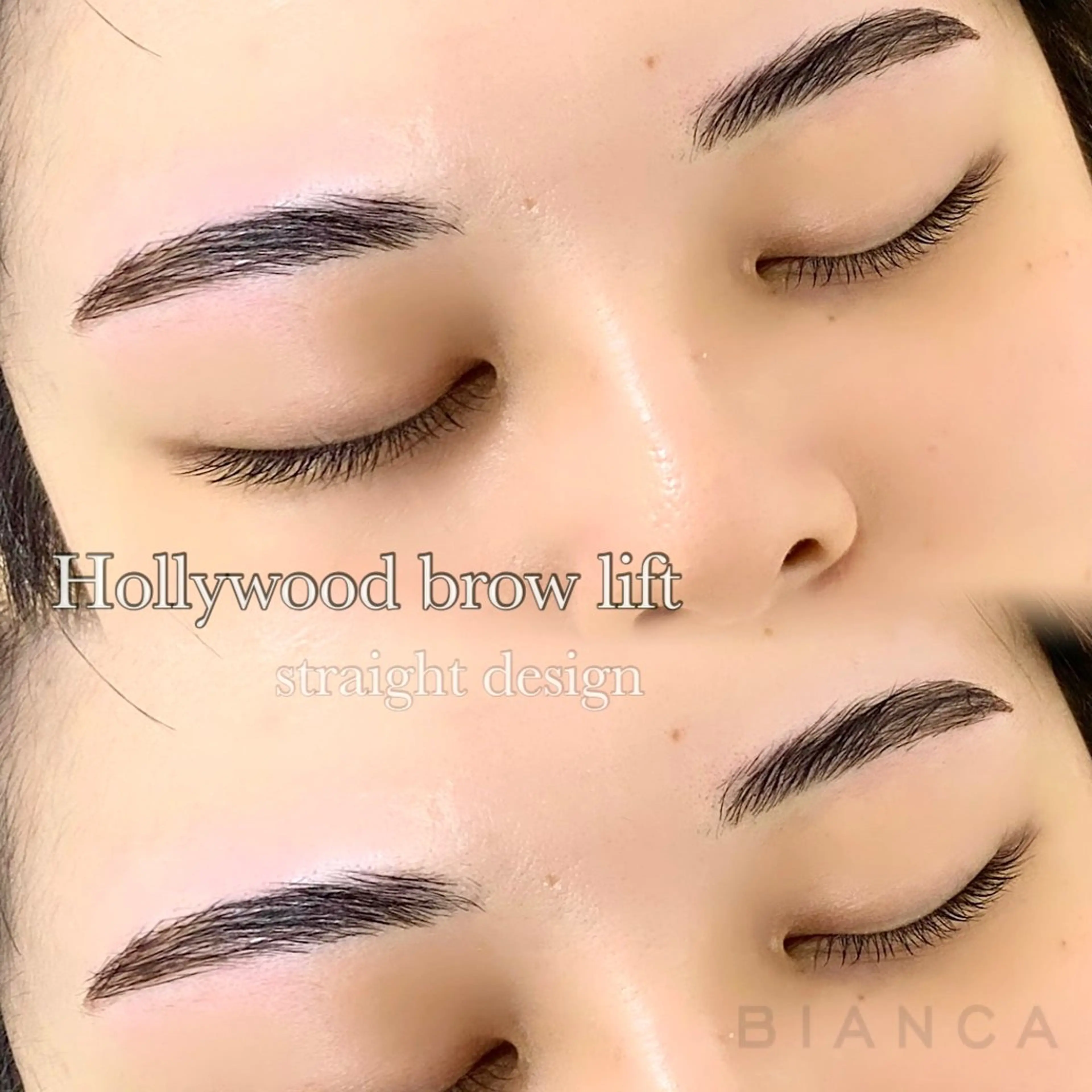 🦋ハリウッドブロウリフト wax+メイクお仕上げ付き【HBL ¥6930】の写真