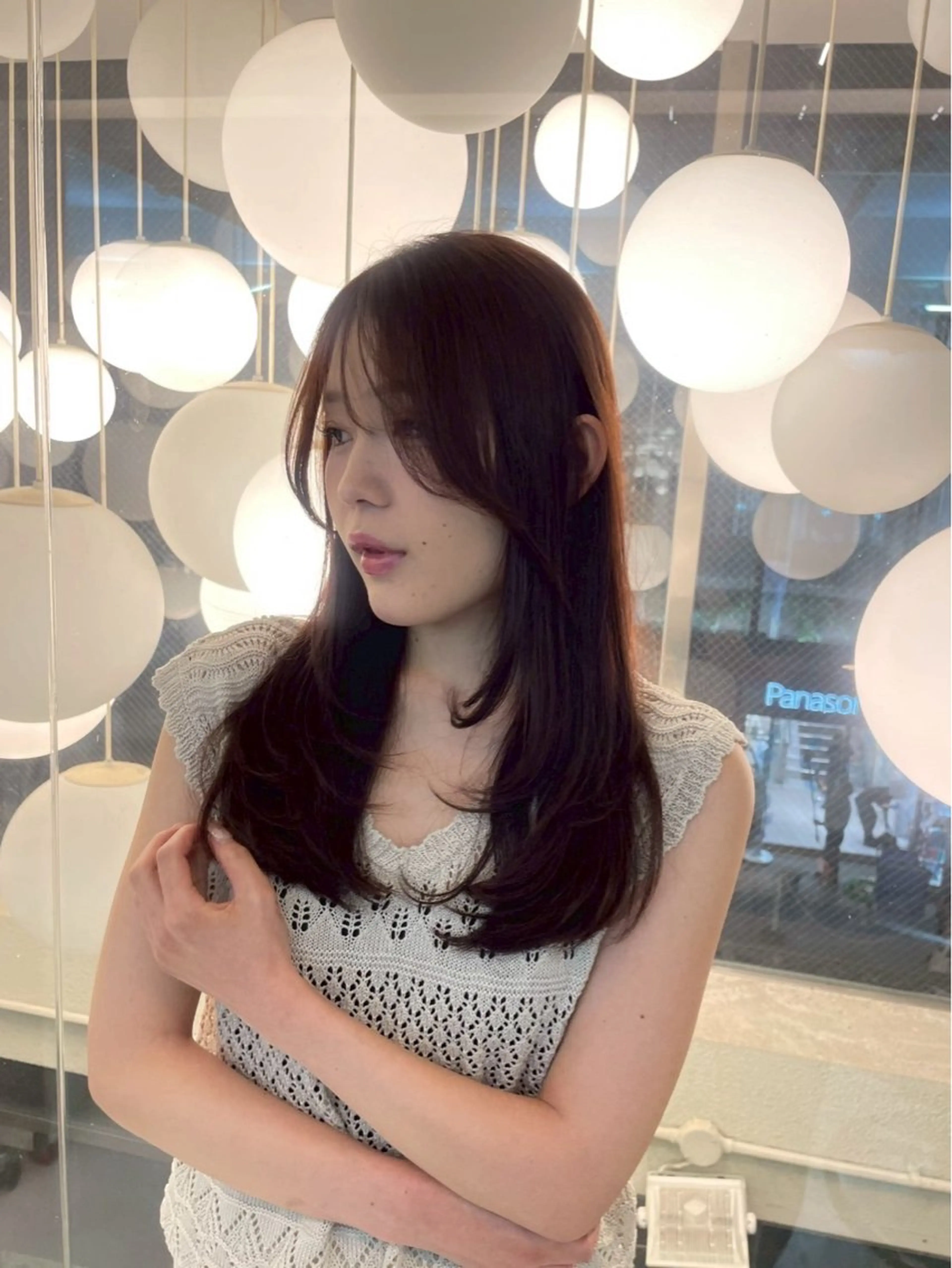 ミディアム ミディアムパーマ オブヘア表参道店所属・オブヘア表参道 竹入優将のヘアスタイル