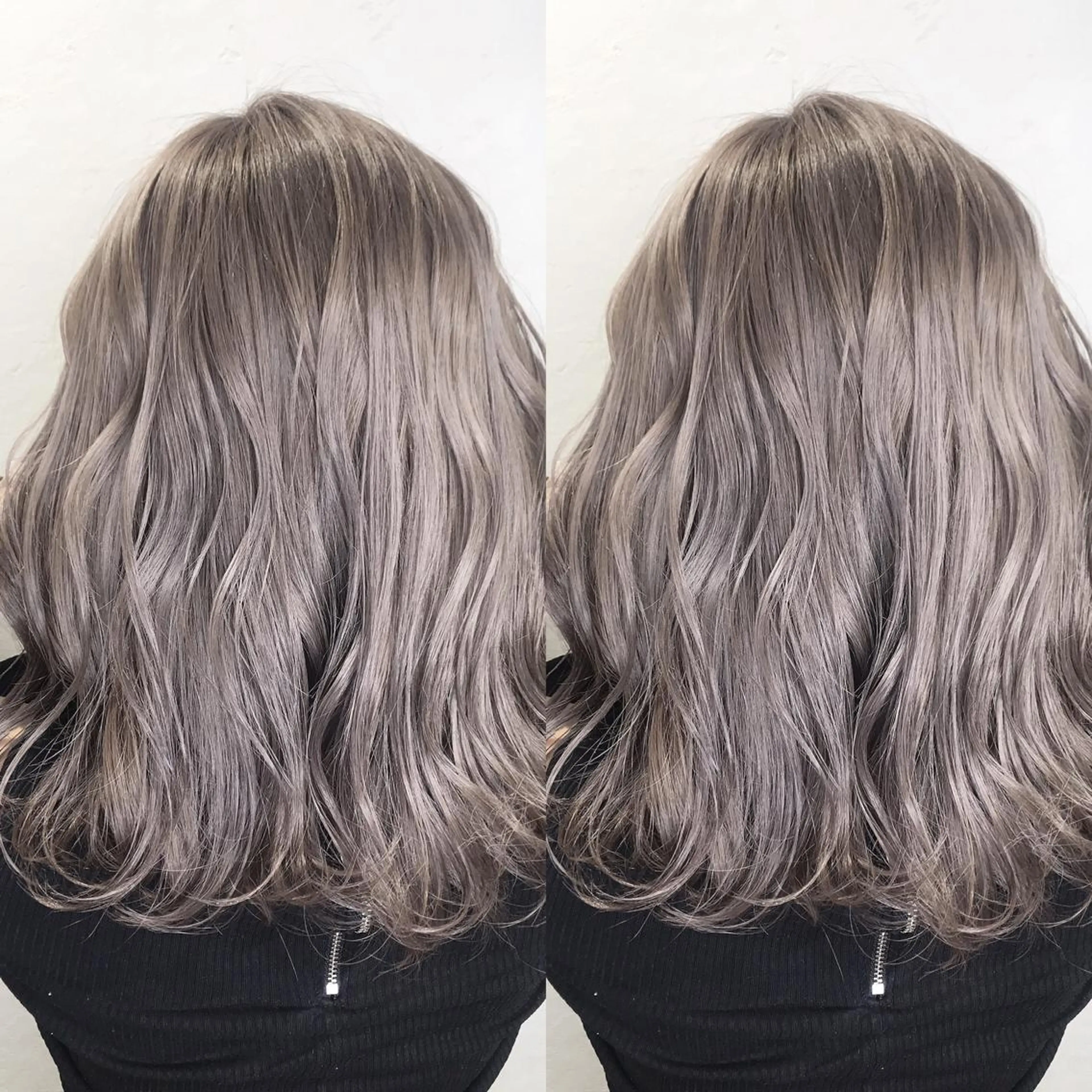 セミロング カラー ブリーチ ケアブリーチ ヘアカラー 似合わせ/ブリーチ カラー.岡田友仁のヘアスタイル