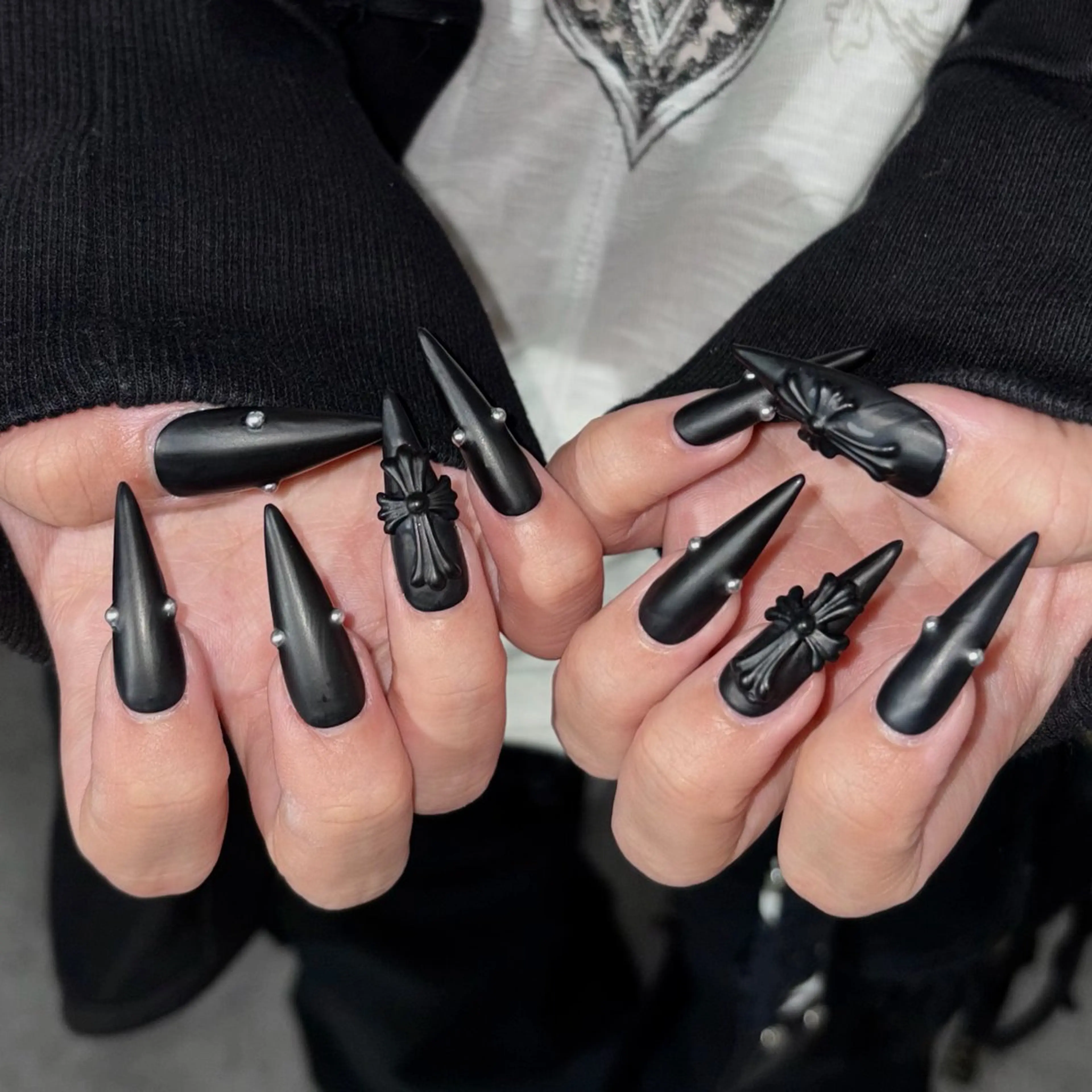 ネイル マットネイル ハンドネイル nailsalon TE-TOのネイルデザイン