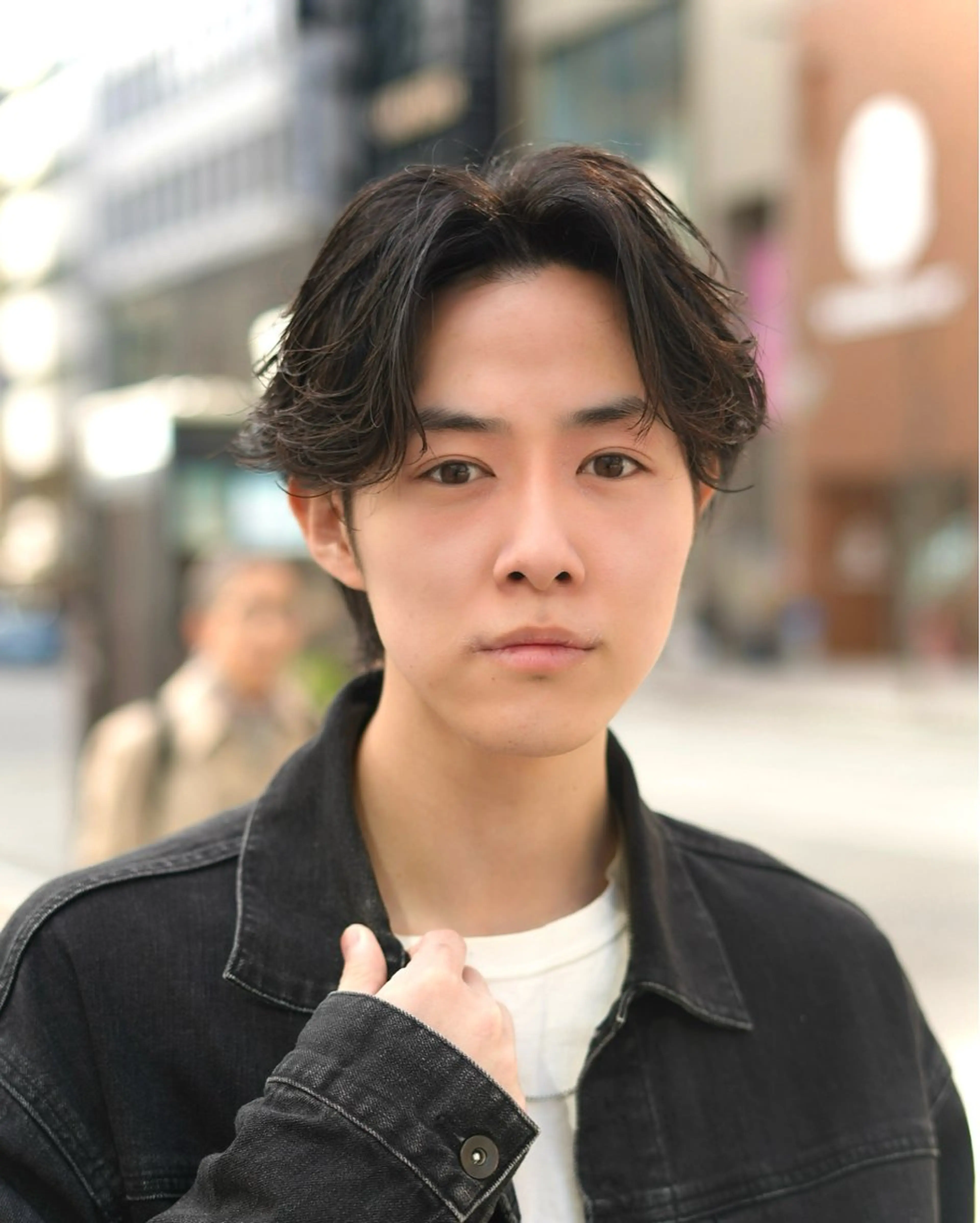 メンズ カット パーマ トリートメント レイヤー/メンズ 矢津田侑のヘアスタイル