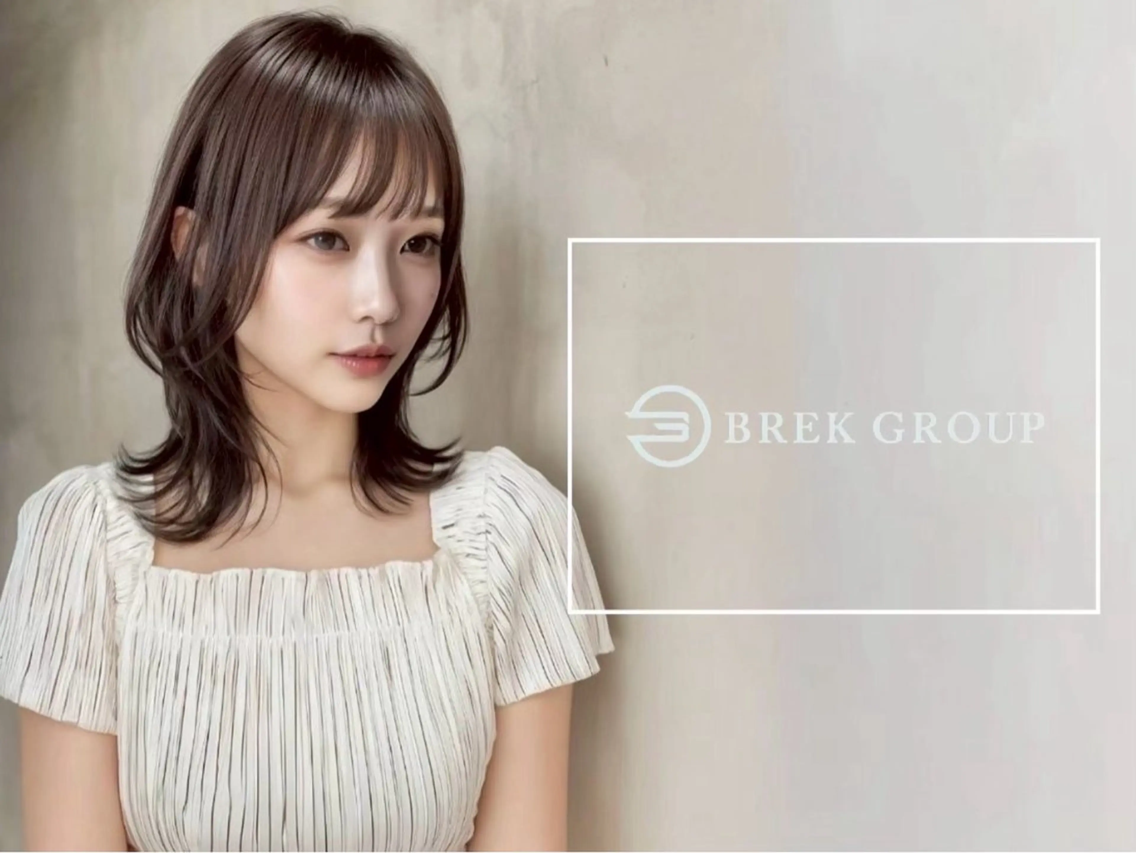 ミディアム カラー BREK 袋井店のヘアスタイル