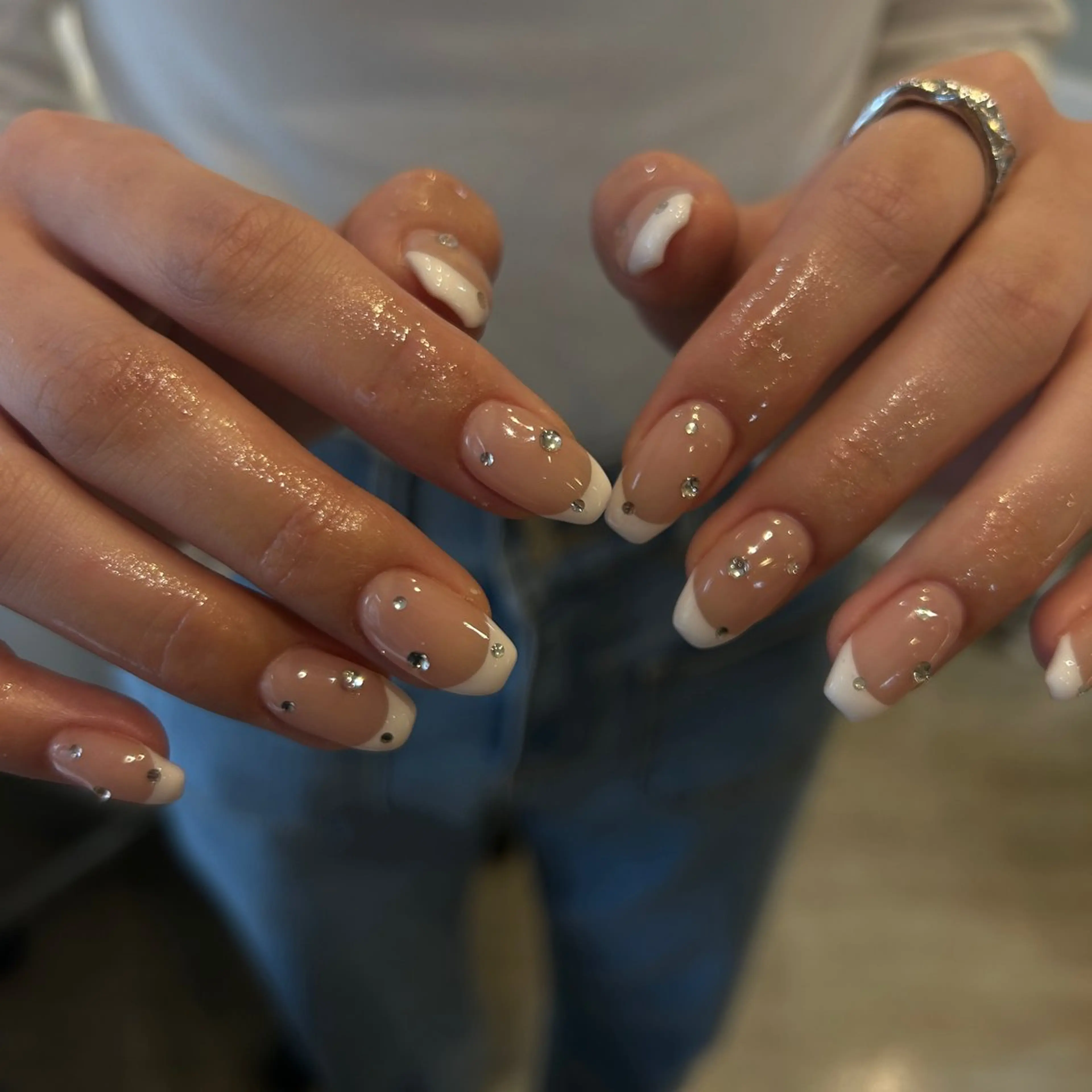 新生活🌸4月ミニモ限定！！10本シンプルデザイン特別価格💎✨（フレンチ、チークマグネット、ベービーブーマーなど）の写真