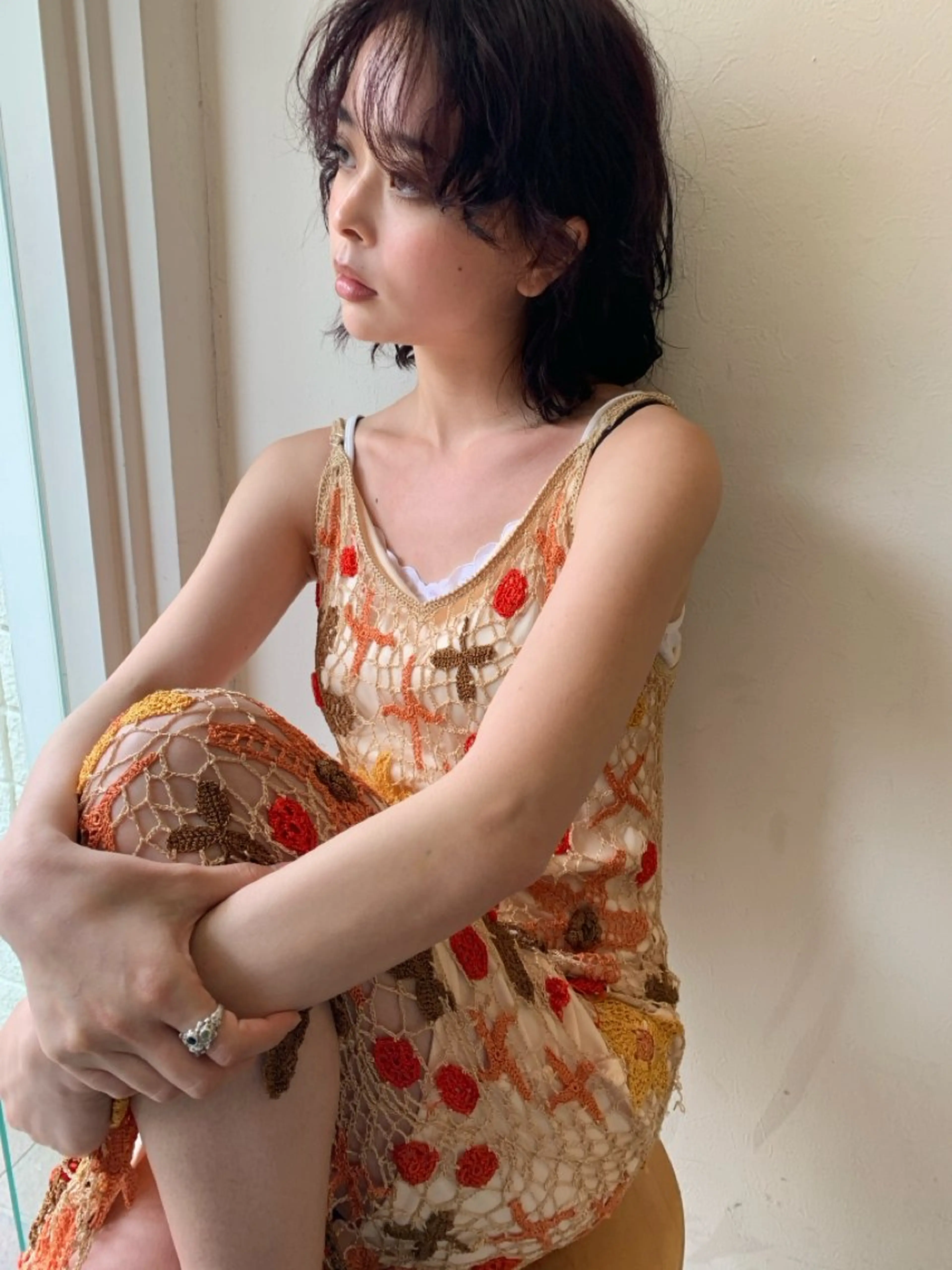 ミディアム カラー パーマ 【takk】 ナカヤママサヨシのヘアスタイル