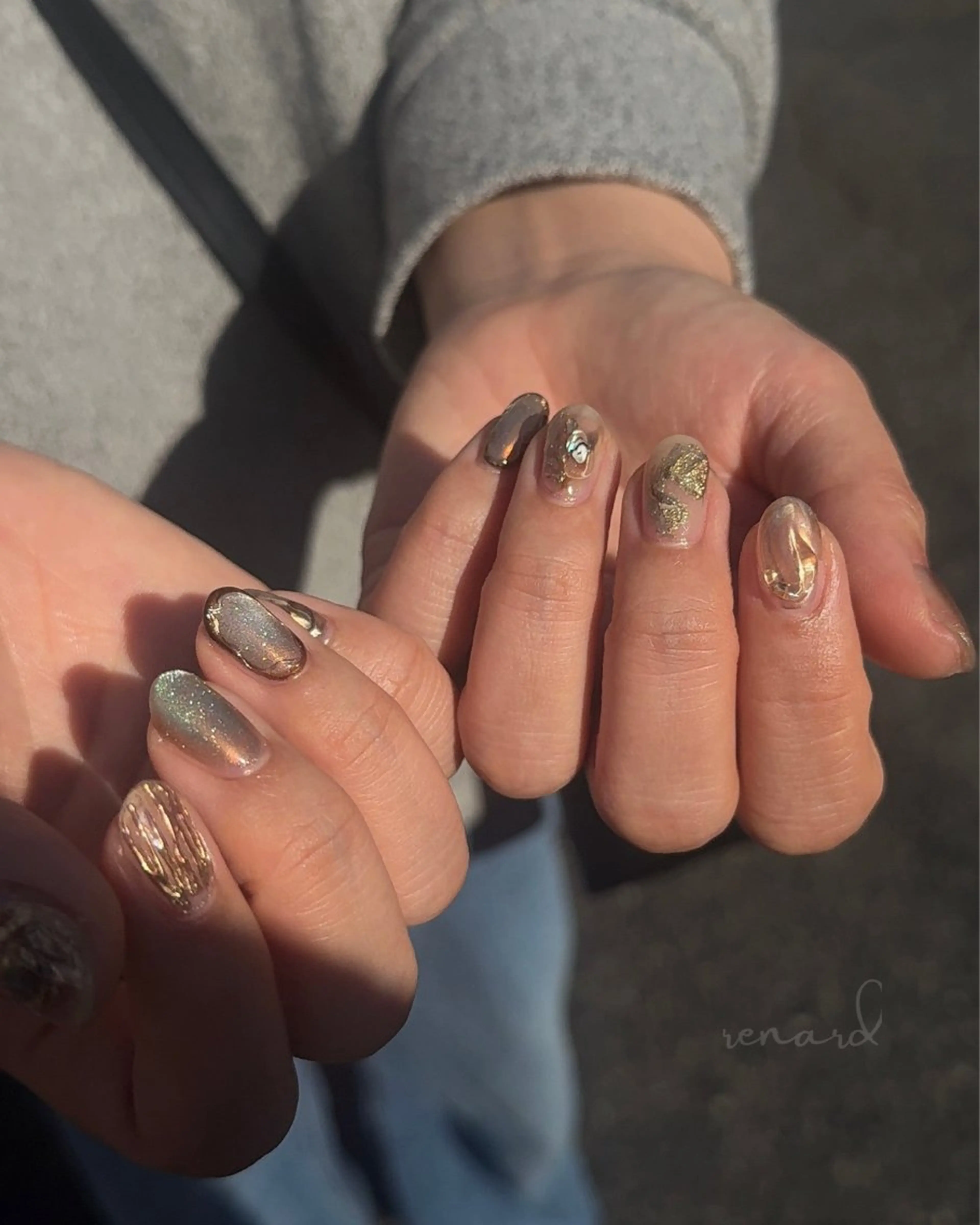 ショート renard nailのネイルデザイン