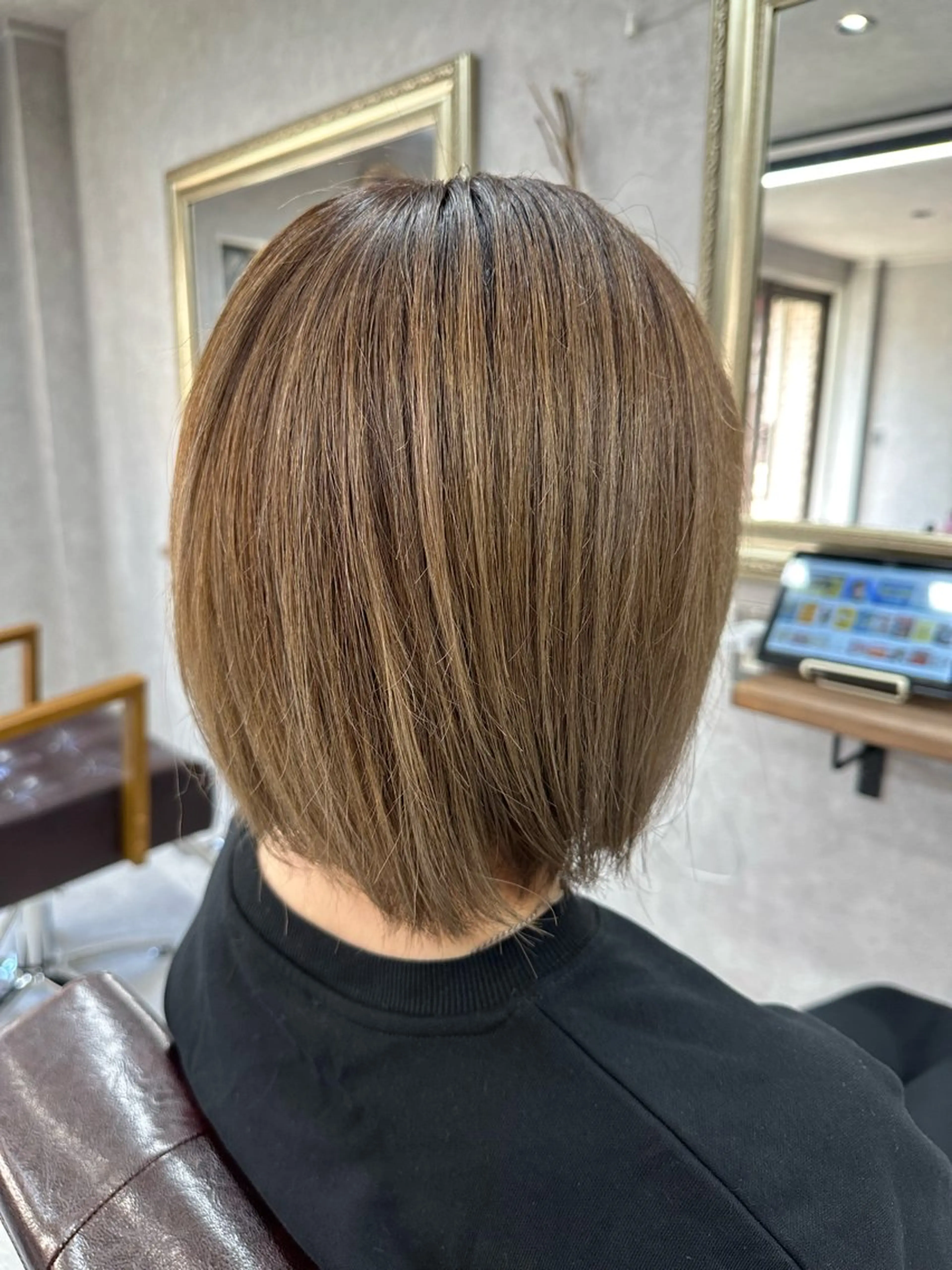 ショート カラー カット ヘアカラー トリートメント Lien 深井店のヘアスタイル