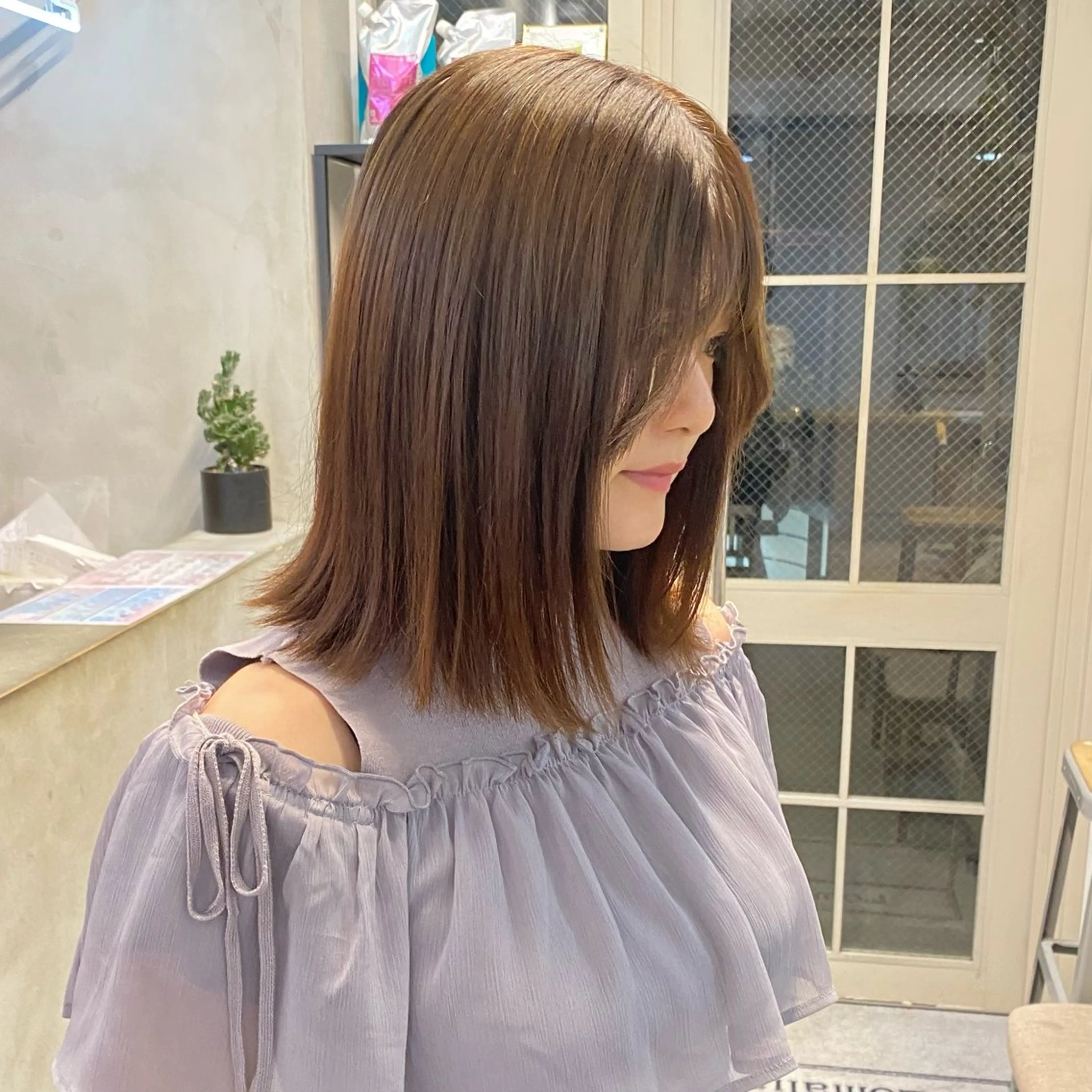 ミディアム カラー noa/ 渋谷のヘアスタイル