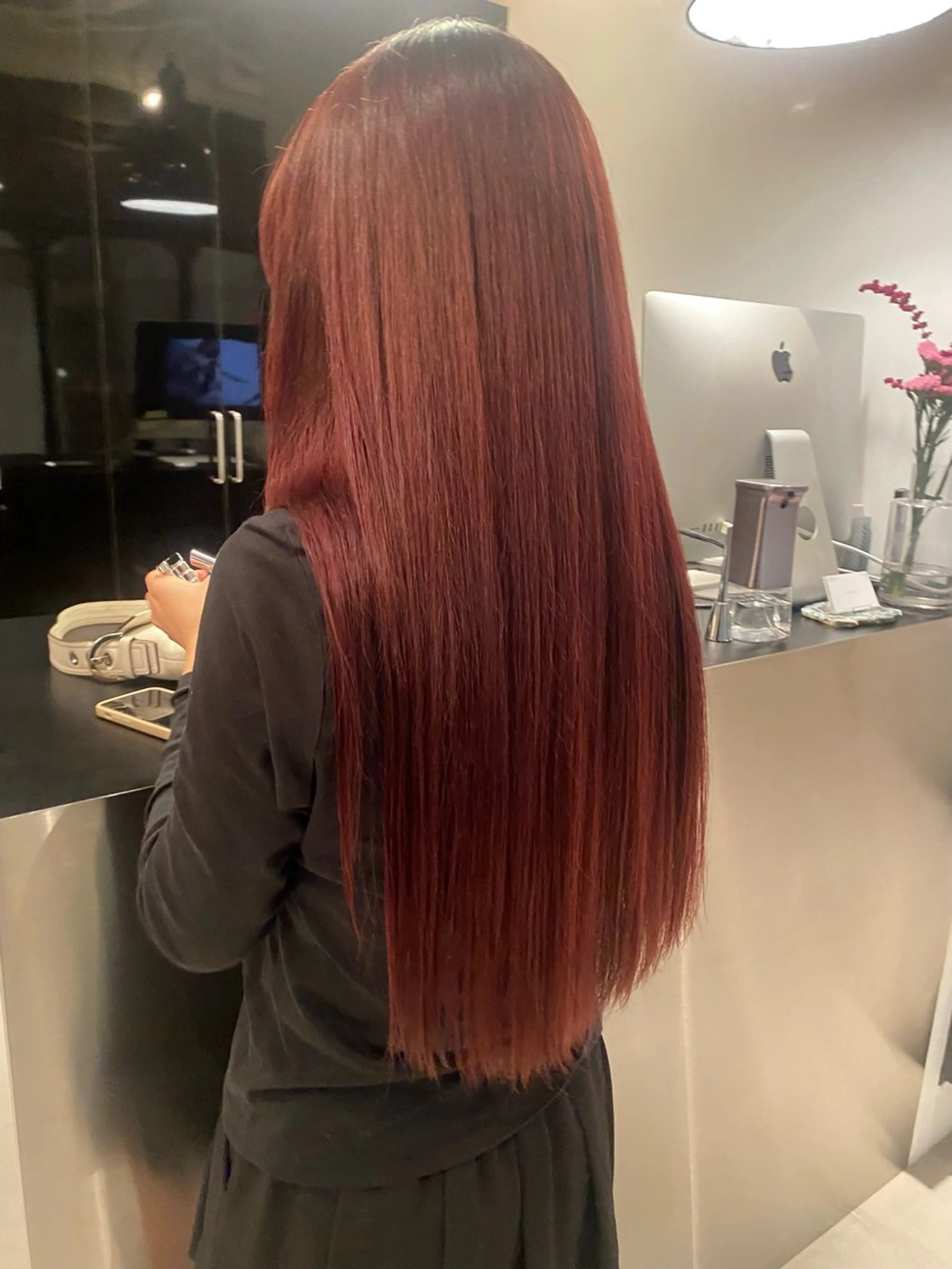 ロング カラー ピンクカラー sakurako 🎀🫧のヘアスタイル