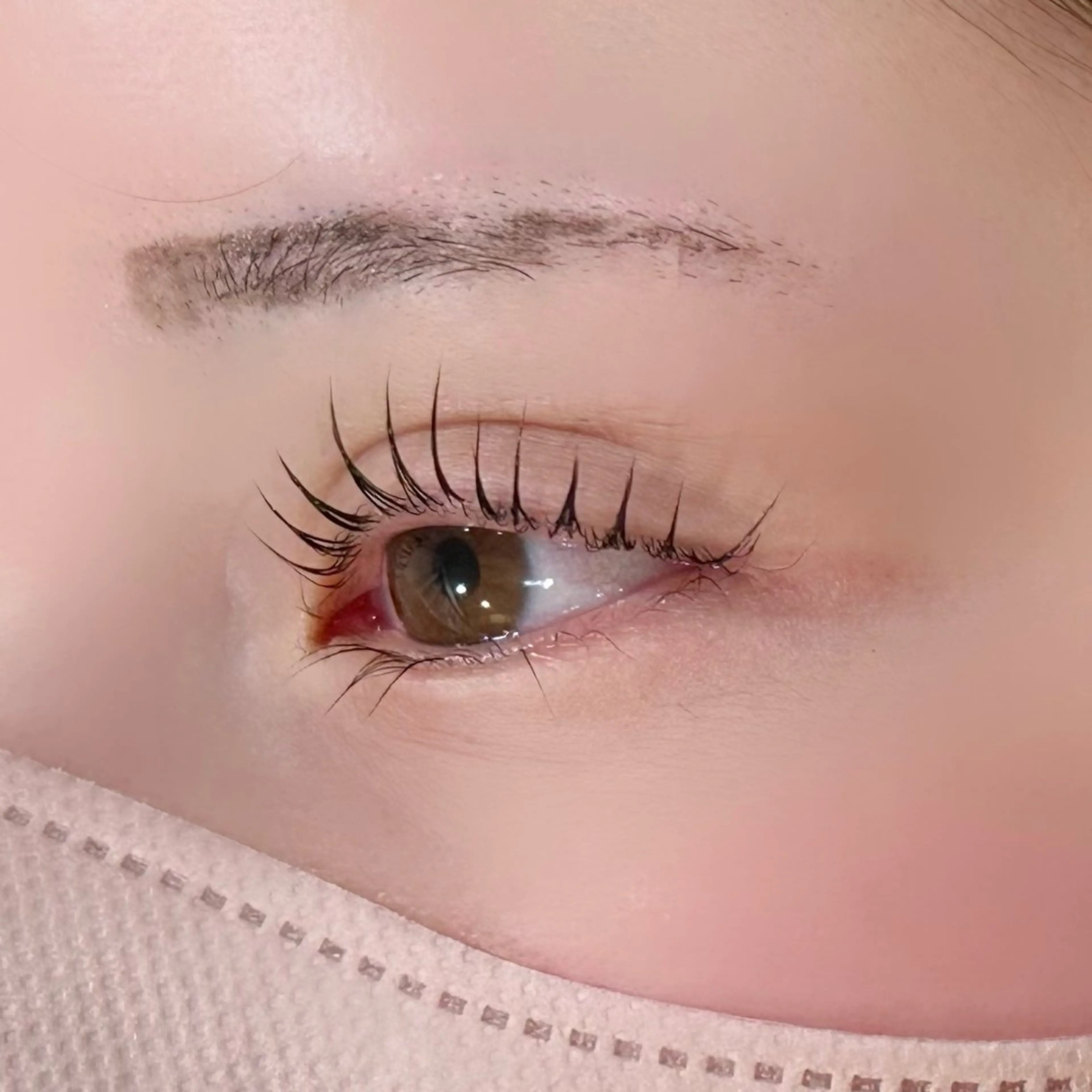 マツエク・マツパ Cカール Lカール パリジェンヌラッシュリフト 一重×まつ毛パーマ eyelash Zen　manakaのマツエク・マツパデザイン