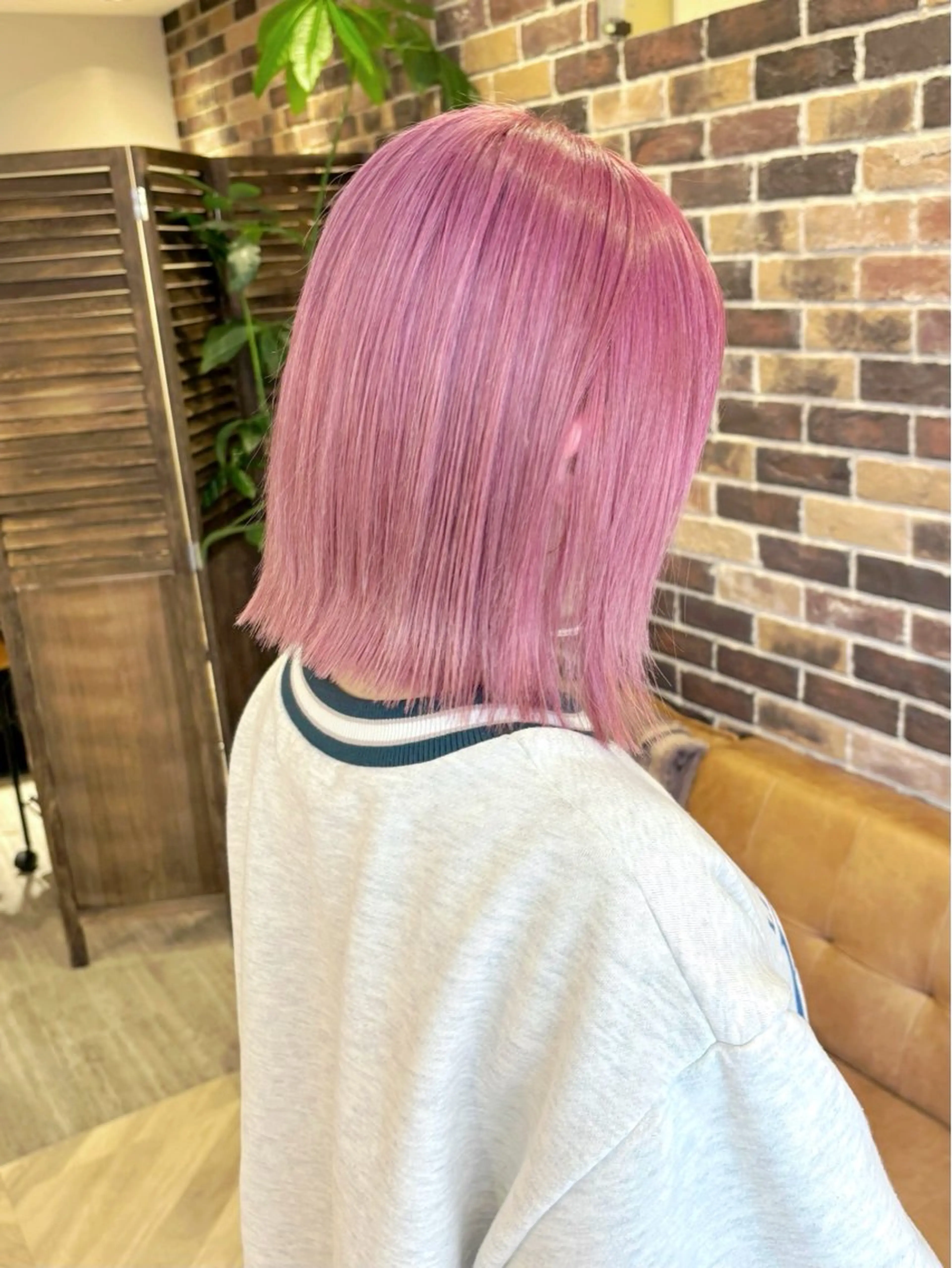 ミディアム ヘアカラー 艶髪／透け感カラー ／ＲＹＯのヘアスタイル