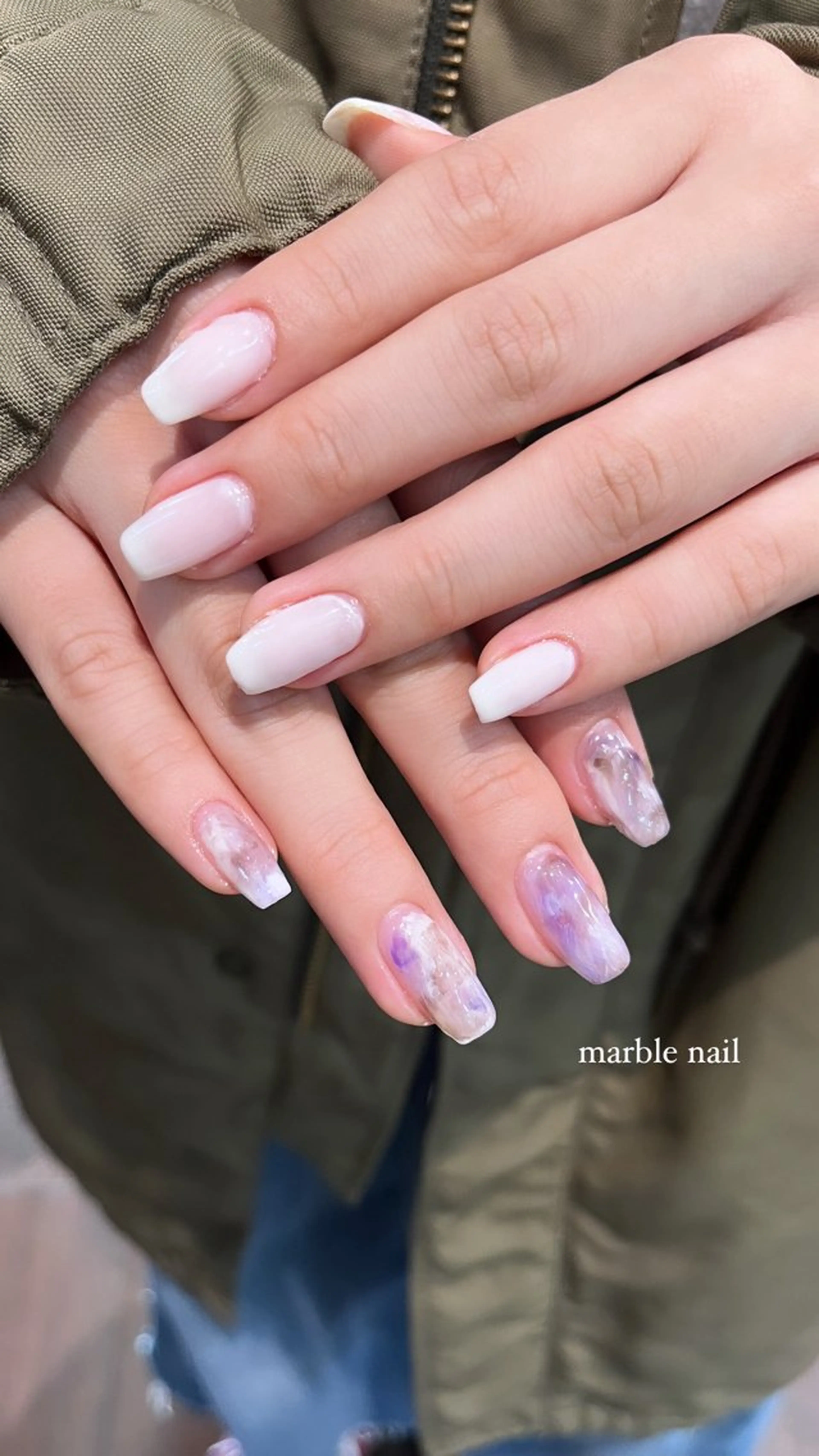 ネイル 韓国レイヤー🇰🇷 🤍🎀honokaのヘアスタイル