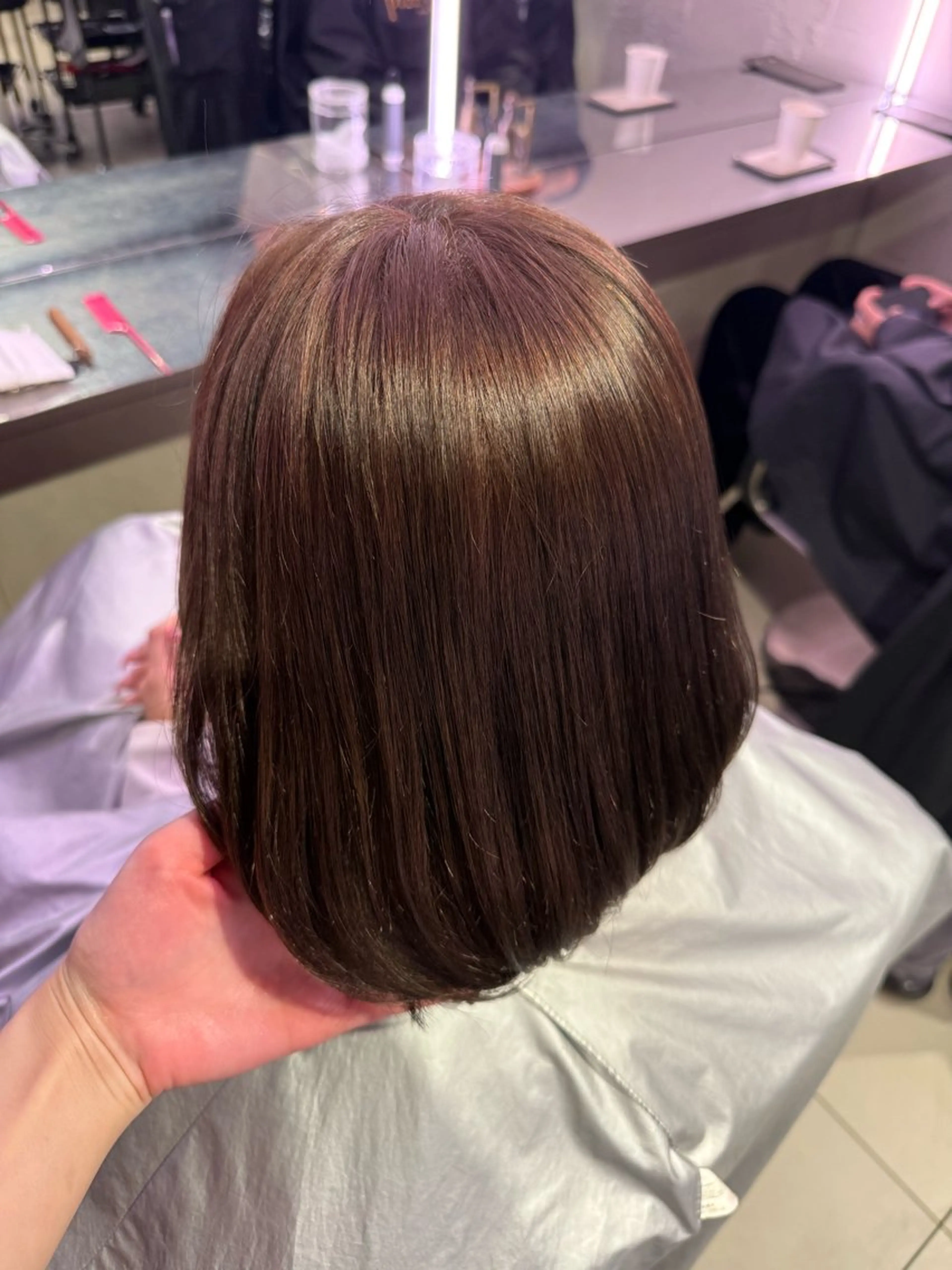 カラー シカダ ココア🦌のヘアスタイル